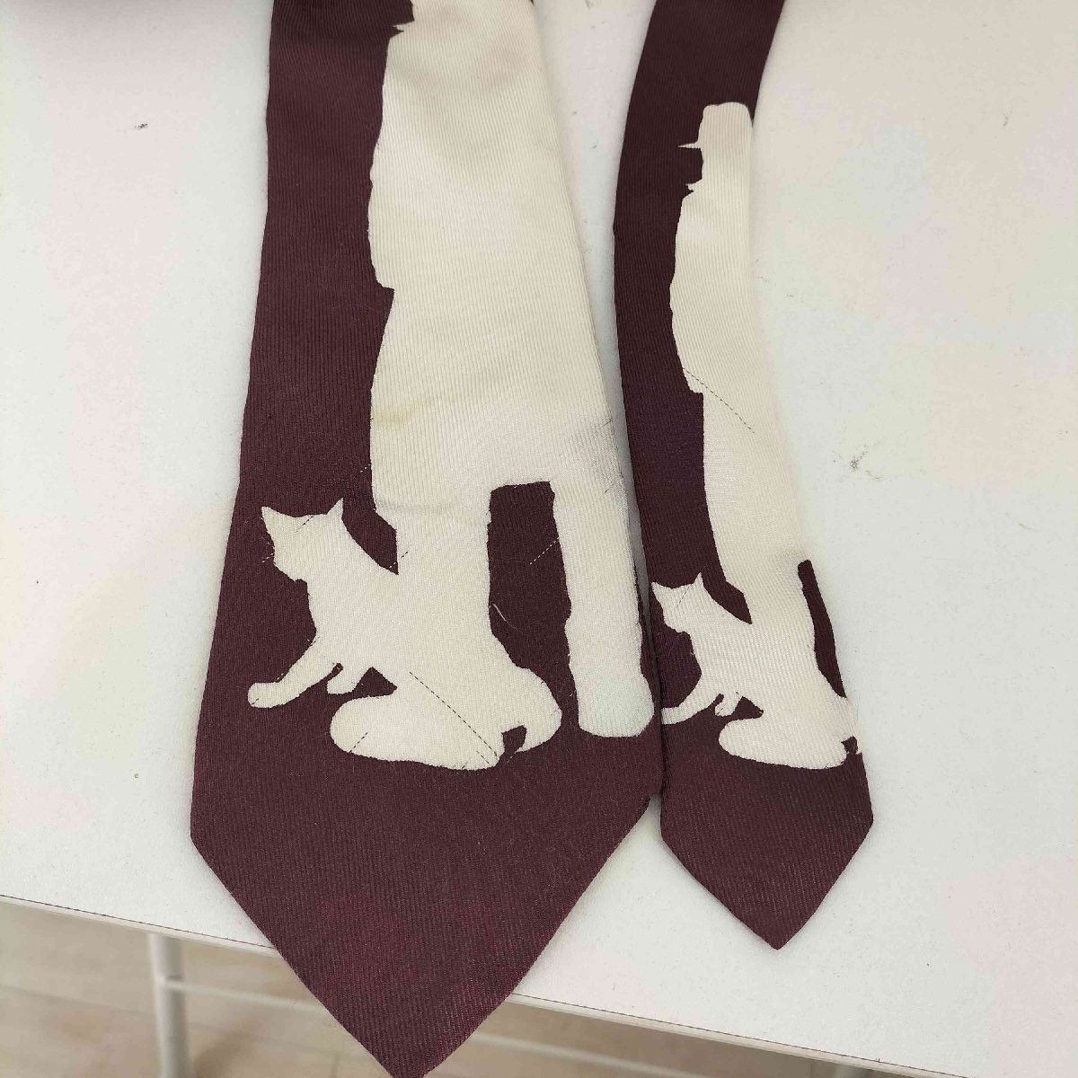 Yohji Yamamoto Yohji Yamamoto Silk Fox Tie Size ONE SIZE - 2 Thumbnail