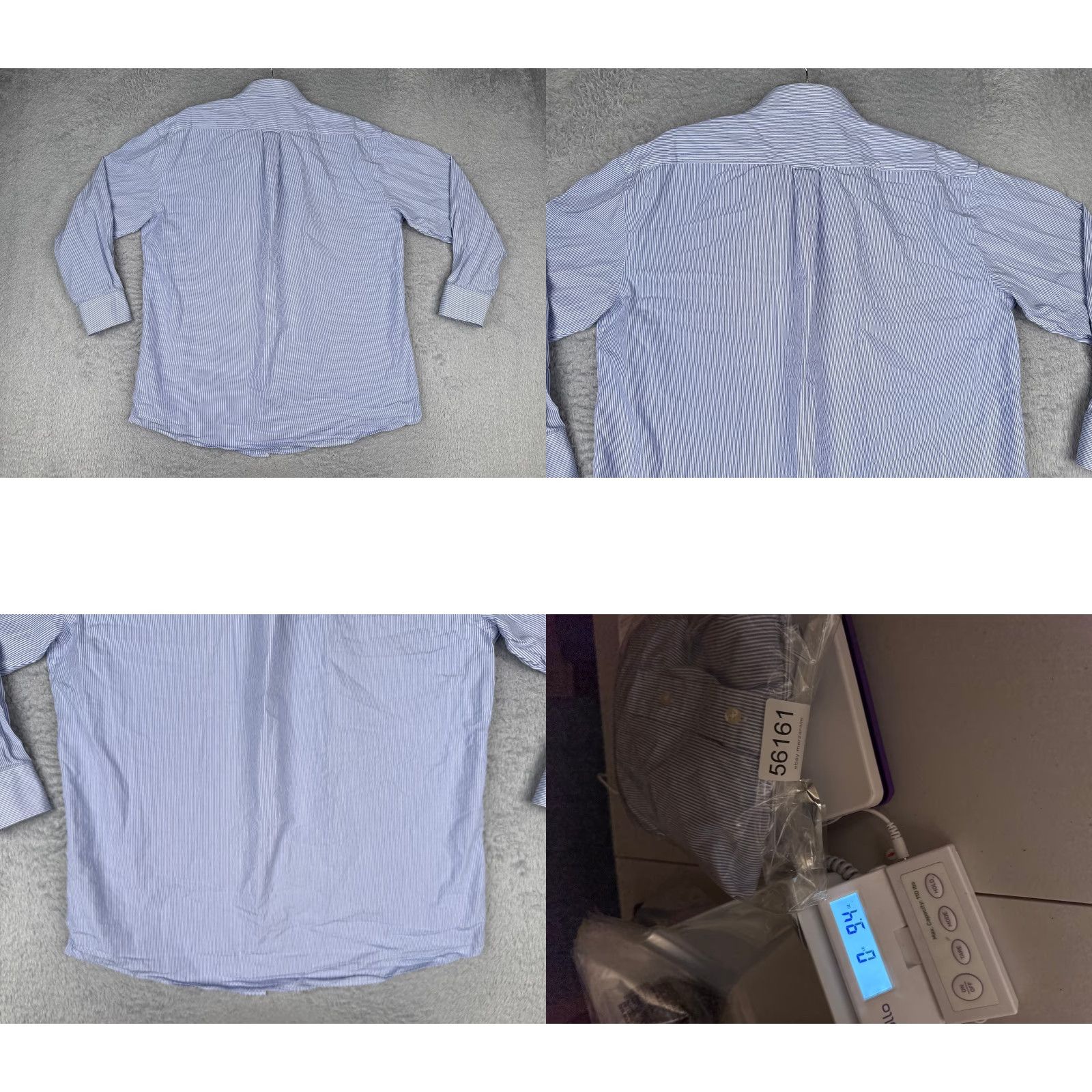 Tommy Hilfiger Tommy Hilfiger Shirt Men Large Blue Stripe Button Up Long Sleeve Pocket-Down Collar. Size US L / EU 52-54 / 3 - 9 Thumbnail