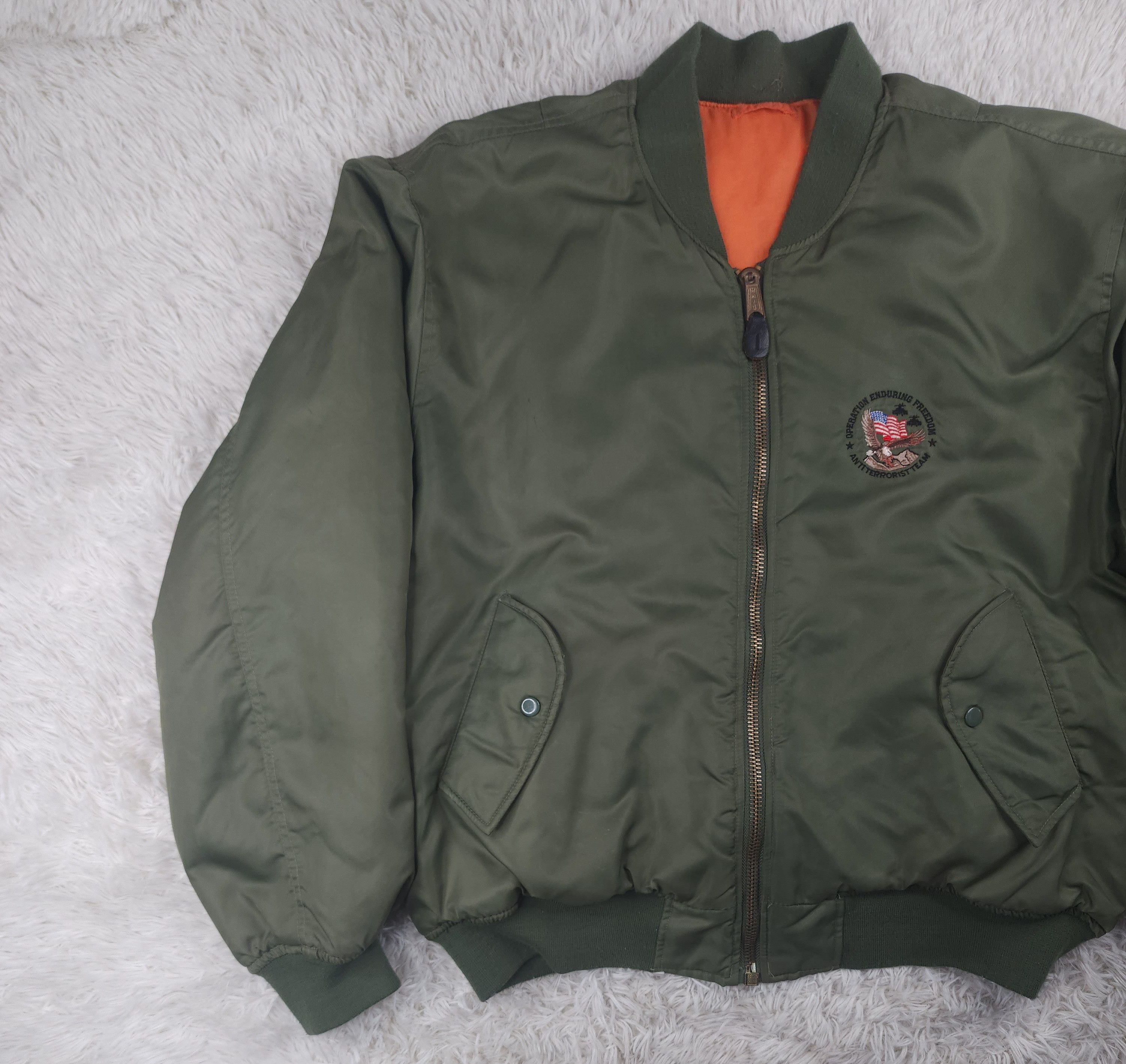 Other Vtg Operation Enduring Freedom anti terrorist team jacket Size US L / EU 52-54 / 3 - 3 Thumbnail