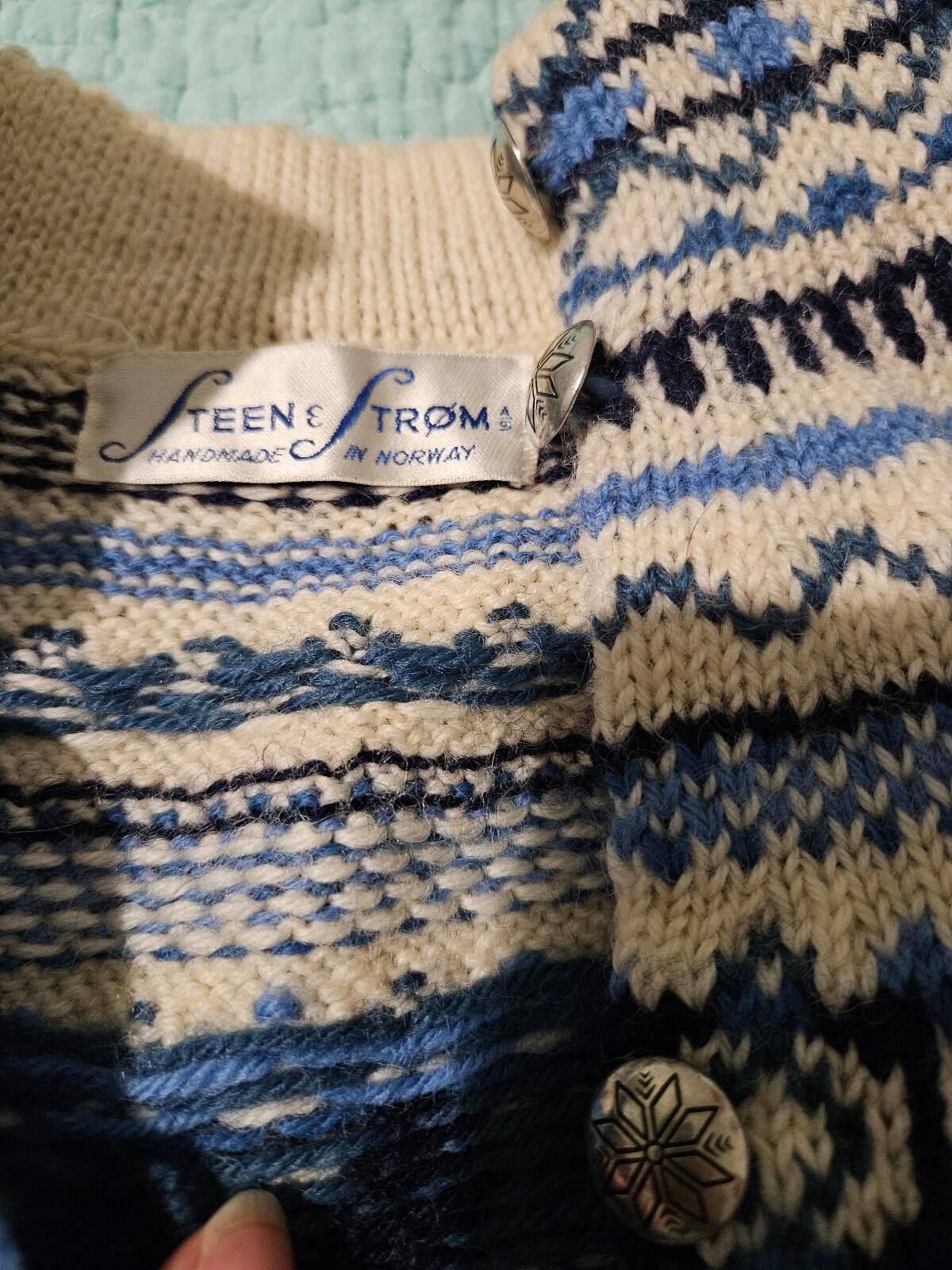 Other Vintage handmade sweater Size L / US 10 / IT 46 - 3 Thumbnail