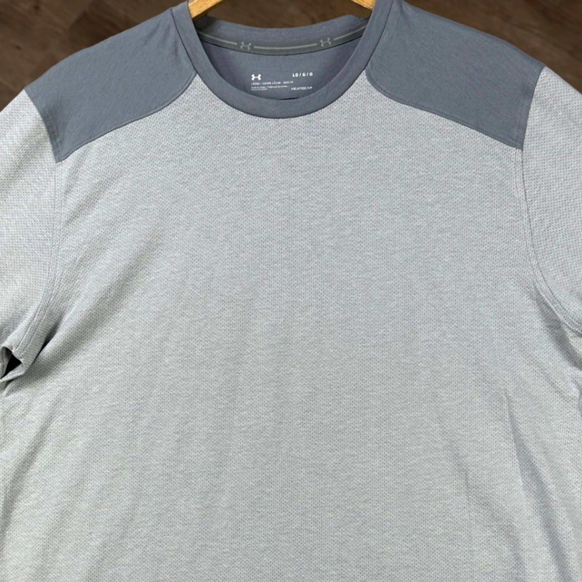 Under Armour Under Armour Heat Gear Mens T-Shirt Gray 3/4 Sleeve Large Stretch Breathable Crew Neck Shirt Modern Tee Mens Size US L / EU 52-54 / 3 - 1 Thumbnail