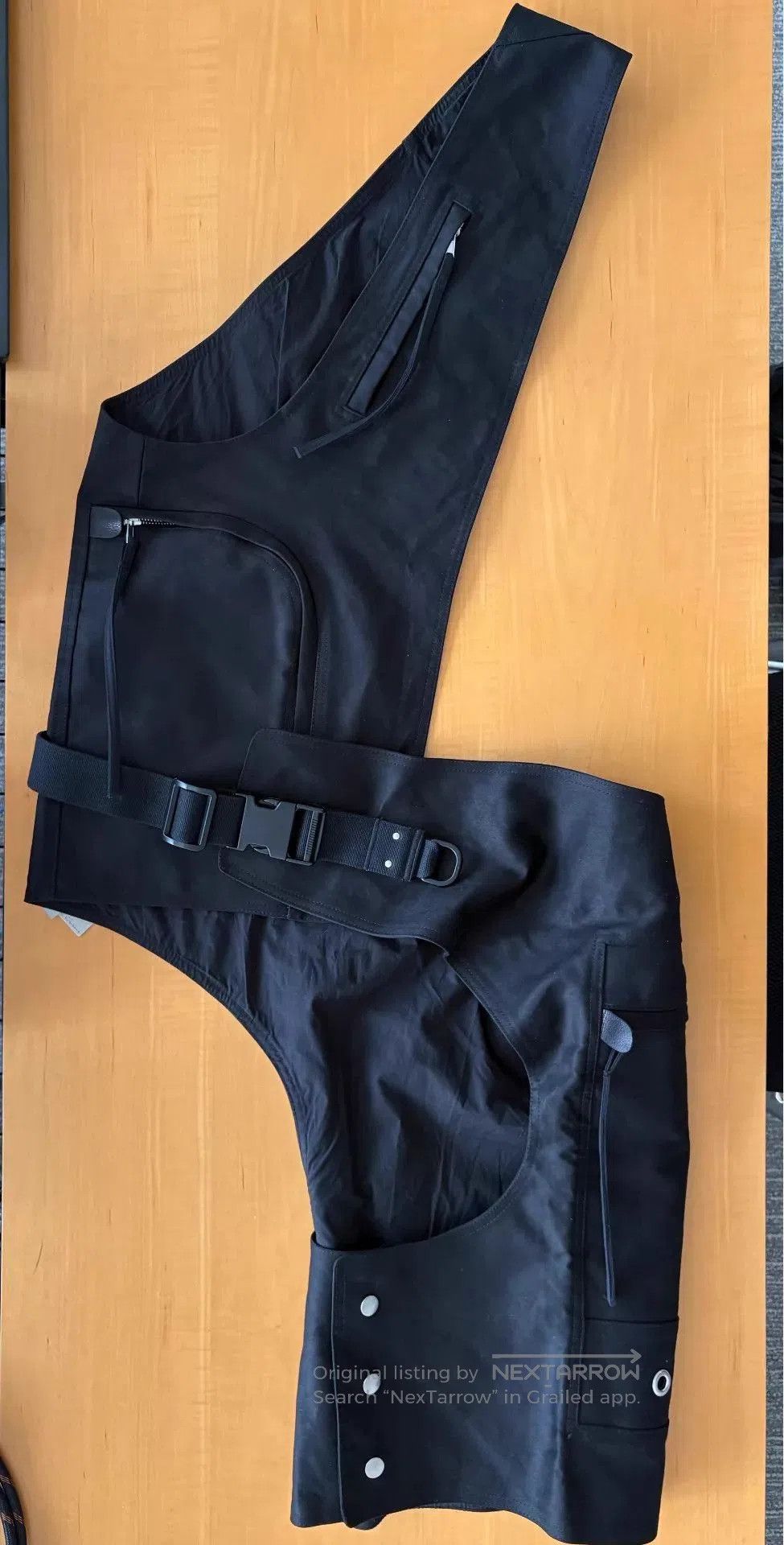Rick Owens Black High Neck Long Sleeve Top. Size US M / EU 48-50 / 2 - 3 Thumbnail