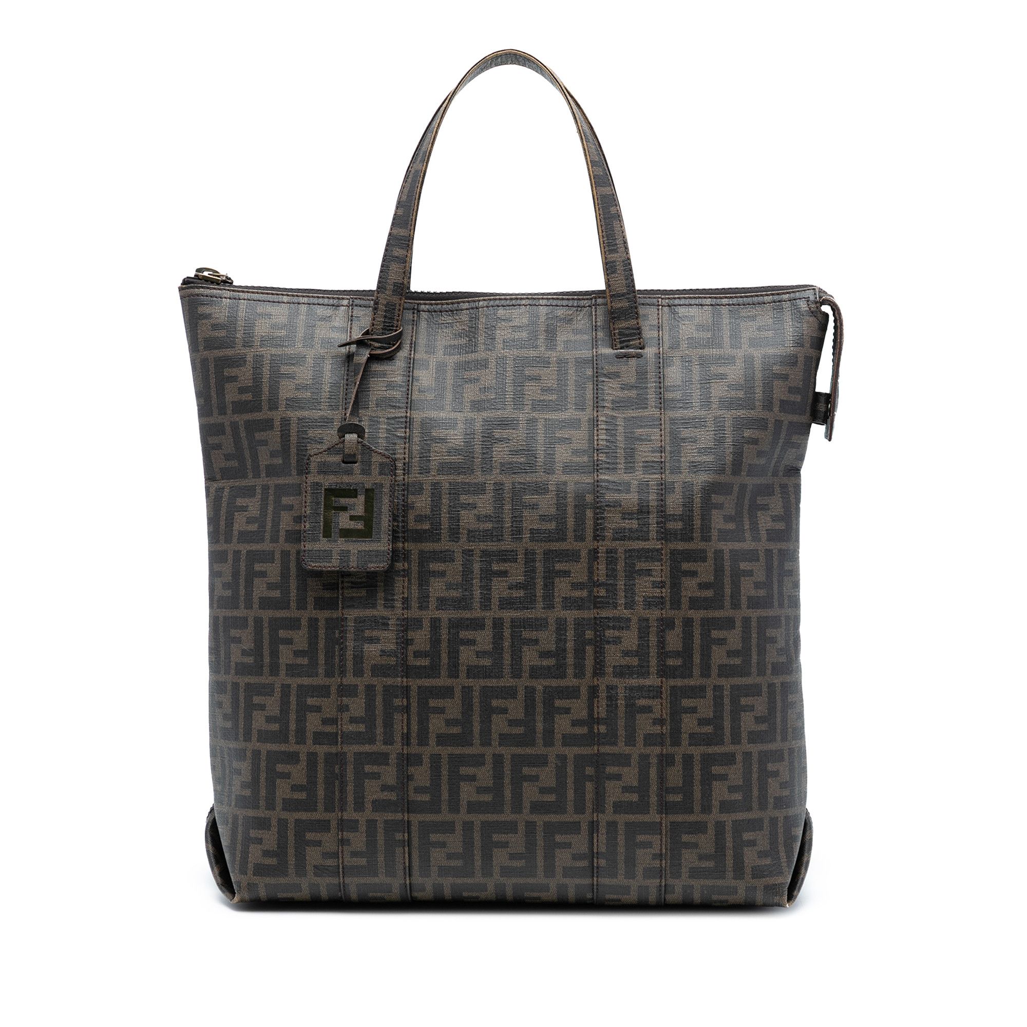 Fendi Fendi Zucca Coated Canvas Vertical Tote Size ONE SIZE - 1 Thumbnail
