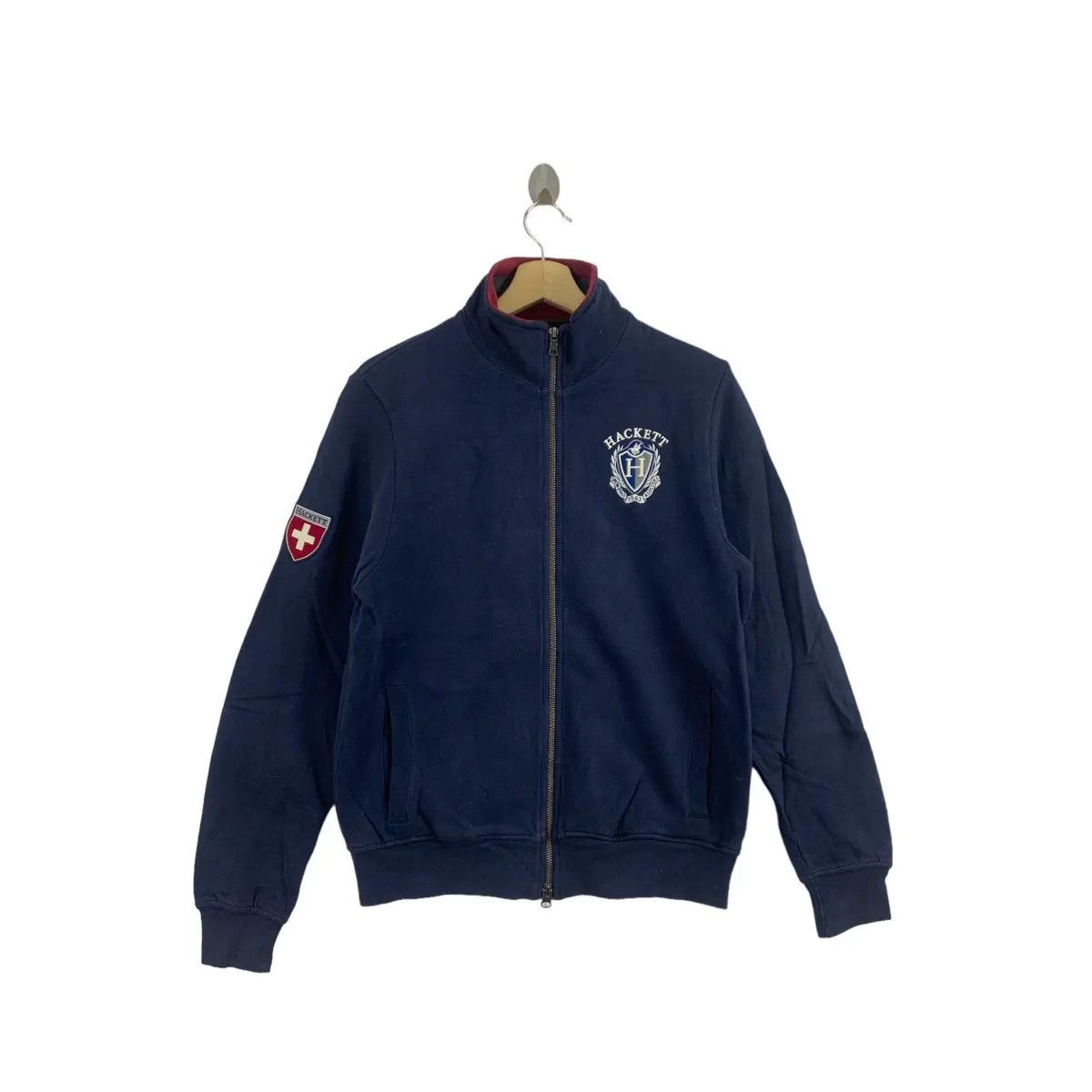 Hackett Vintage HACKETT LONDON KLOSTERS Snow Polo Zipper Sweater Size US S / EU 44-46 / 1 - 1 Thumbnail