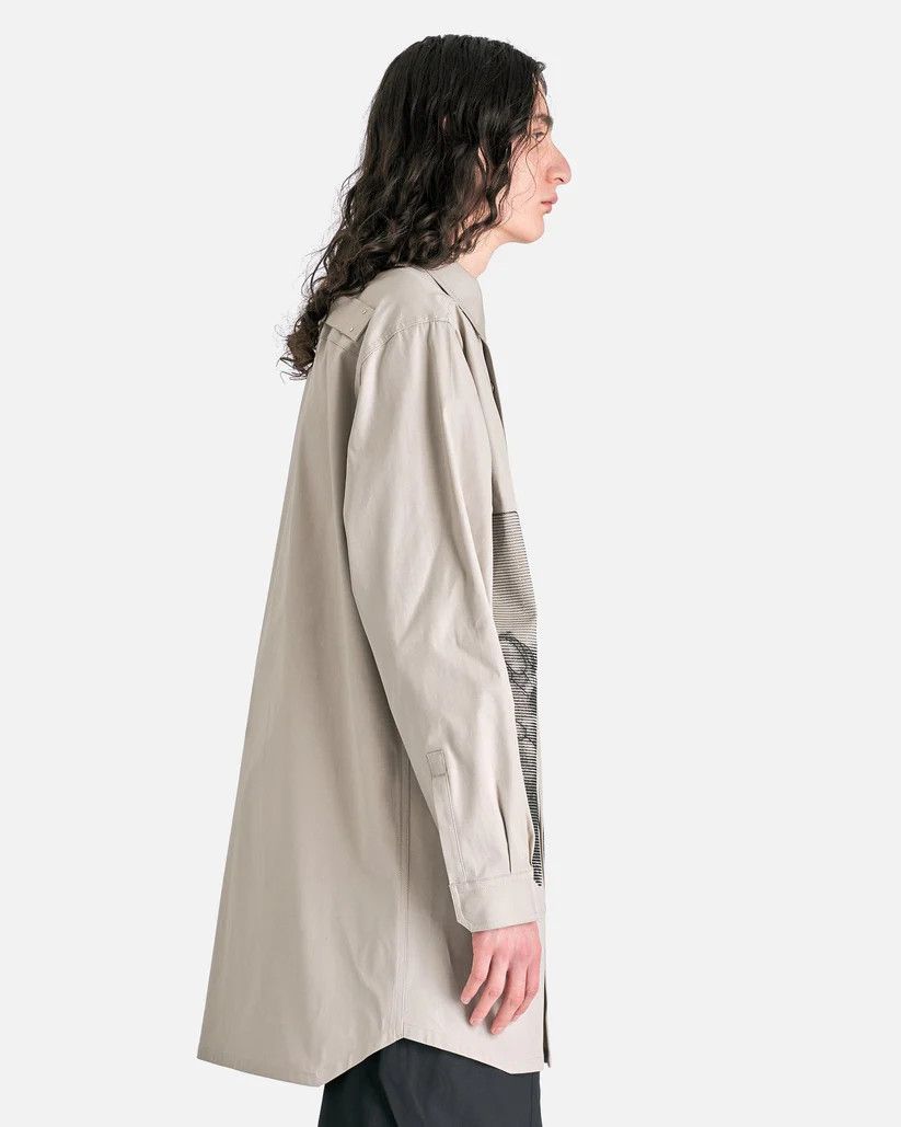 Rick Owens o1s1v1r1oon0925 Jumbo Outershirt in Light Beige/Pearl Size US L / EU 52-54 / 3 - 2 Thumbnail
