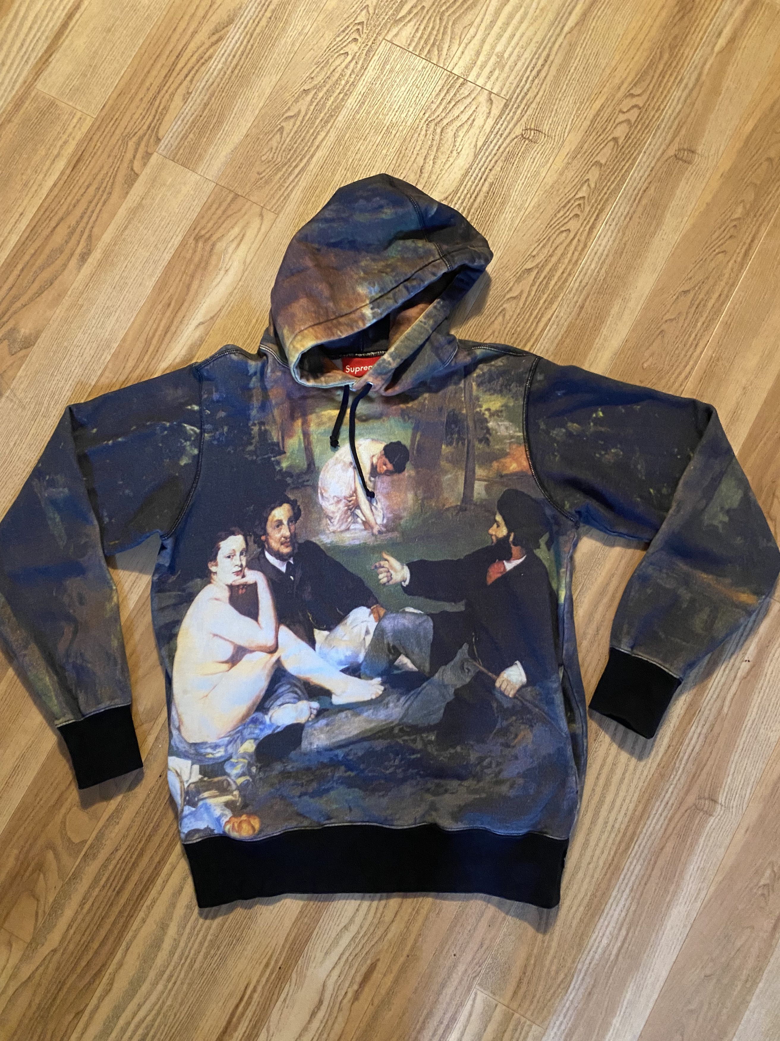 Supreme Supreme Manet Le Bain Hoodie, Size M | Grailed