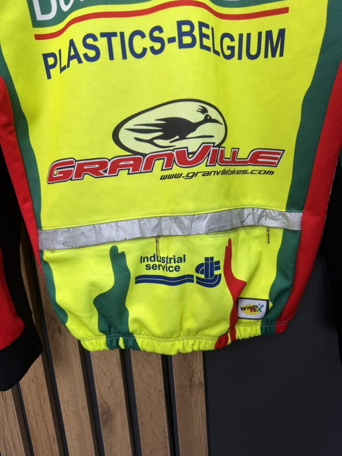 Vintage Vintage Deschacht Granville Cycling Jersey L/S Size L Size US L / EU 52-54 / 3 - 14 Thumbnail