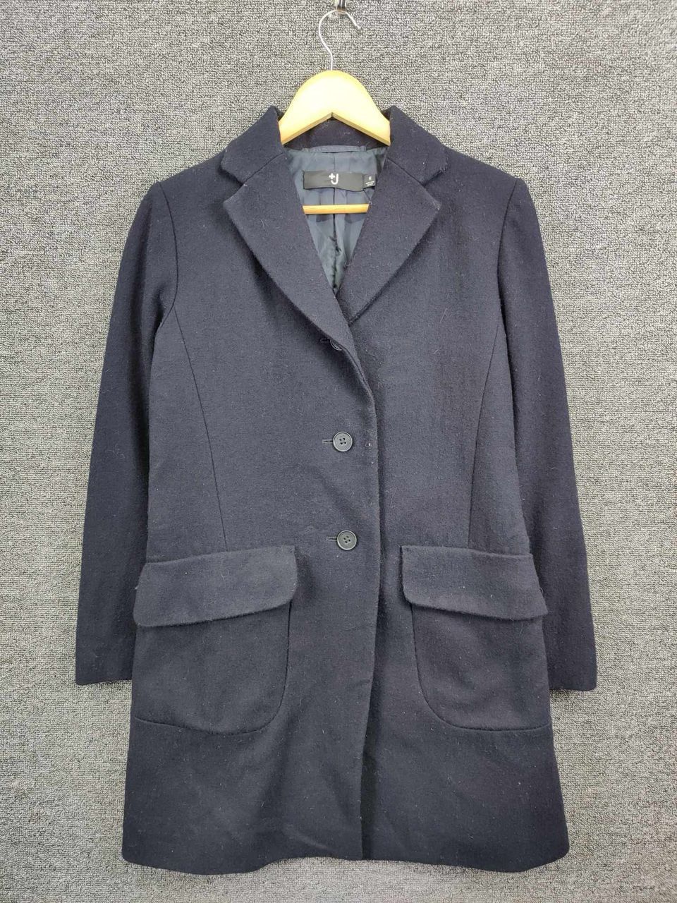 Jil Sander × Uniqlo Uniqlo x Jil Sander Wool Navy Blue Single Breasted Long Coat Size US M / EU 48-50 / 2 - 1 Thumbnail