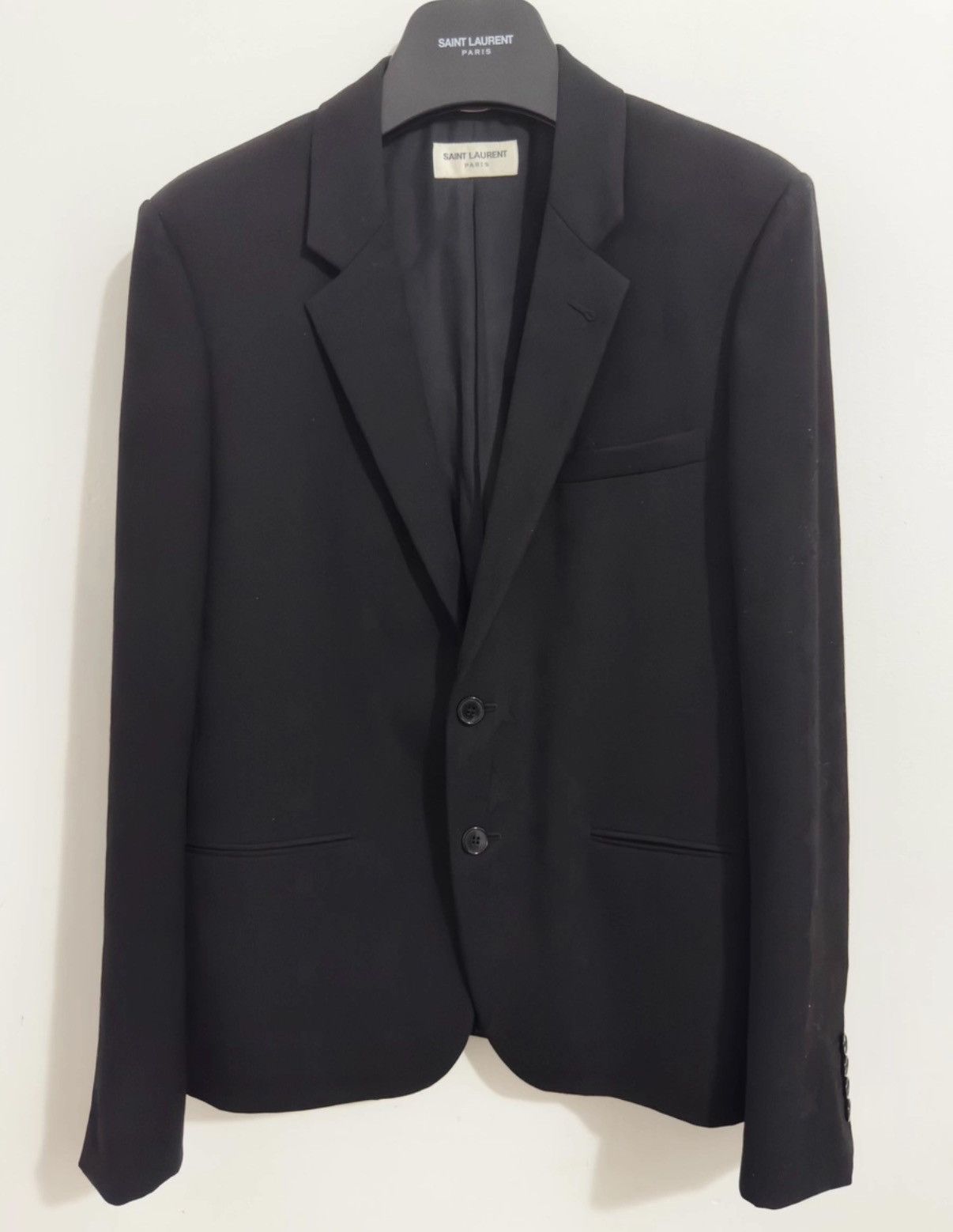 Saint Laurent Paris Saint Laurent 16SS Notched Lapel Star Embroidered Blazer Size US M / EU 48-50 / 2 - 1 Thumbnail