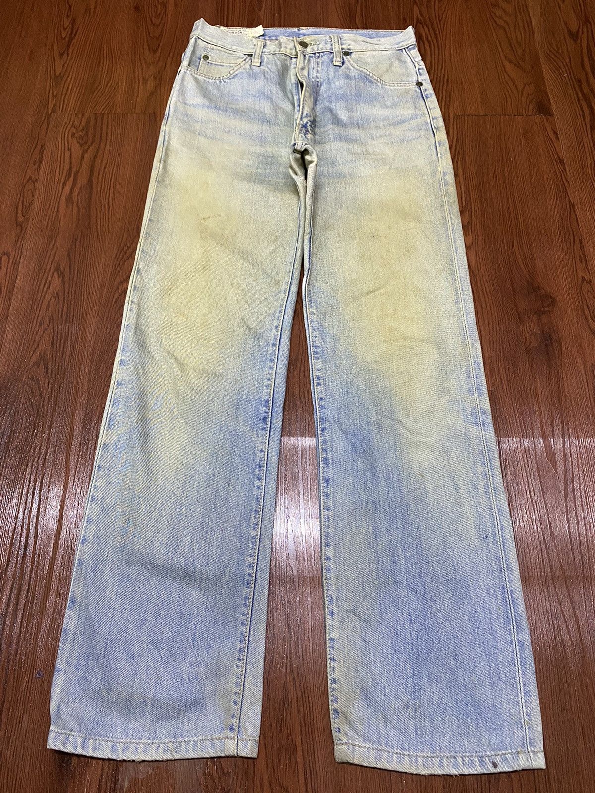 Other Vintage Japanese Brands Mud wash Distressed Loose Jeans Size US 29 - 1 Thumbnail