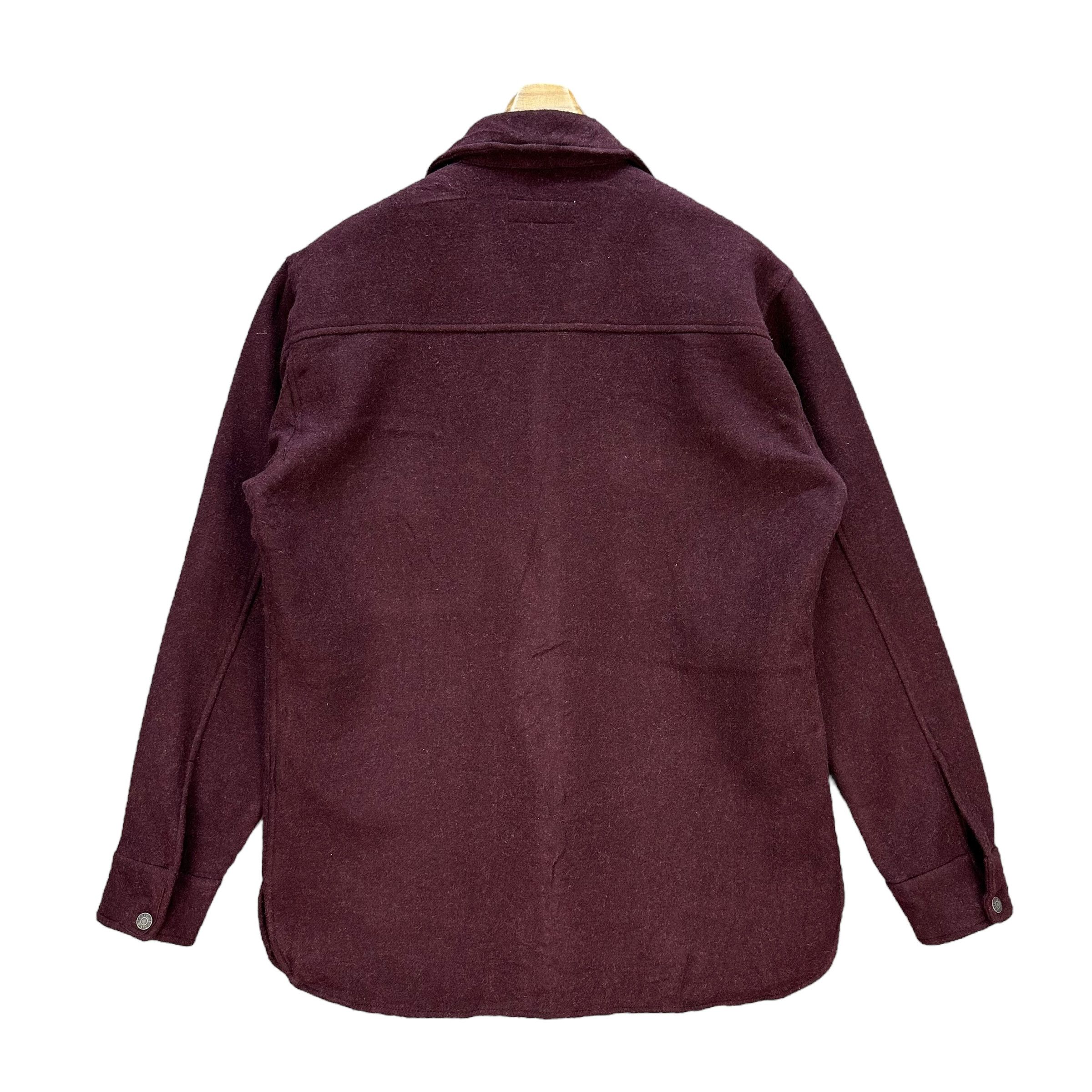 J.Crew J.CREW Snap Button Wool Flannel Jacket #A36-0814 Size US S / EU 44-46 / 1 - 11 Thumbnail
