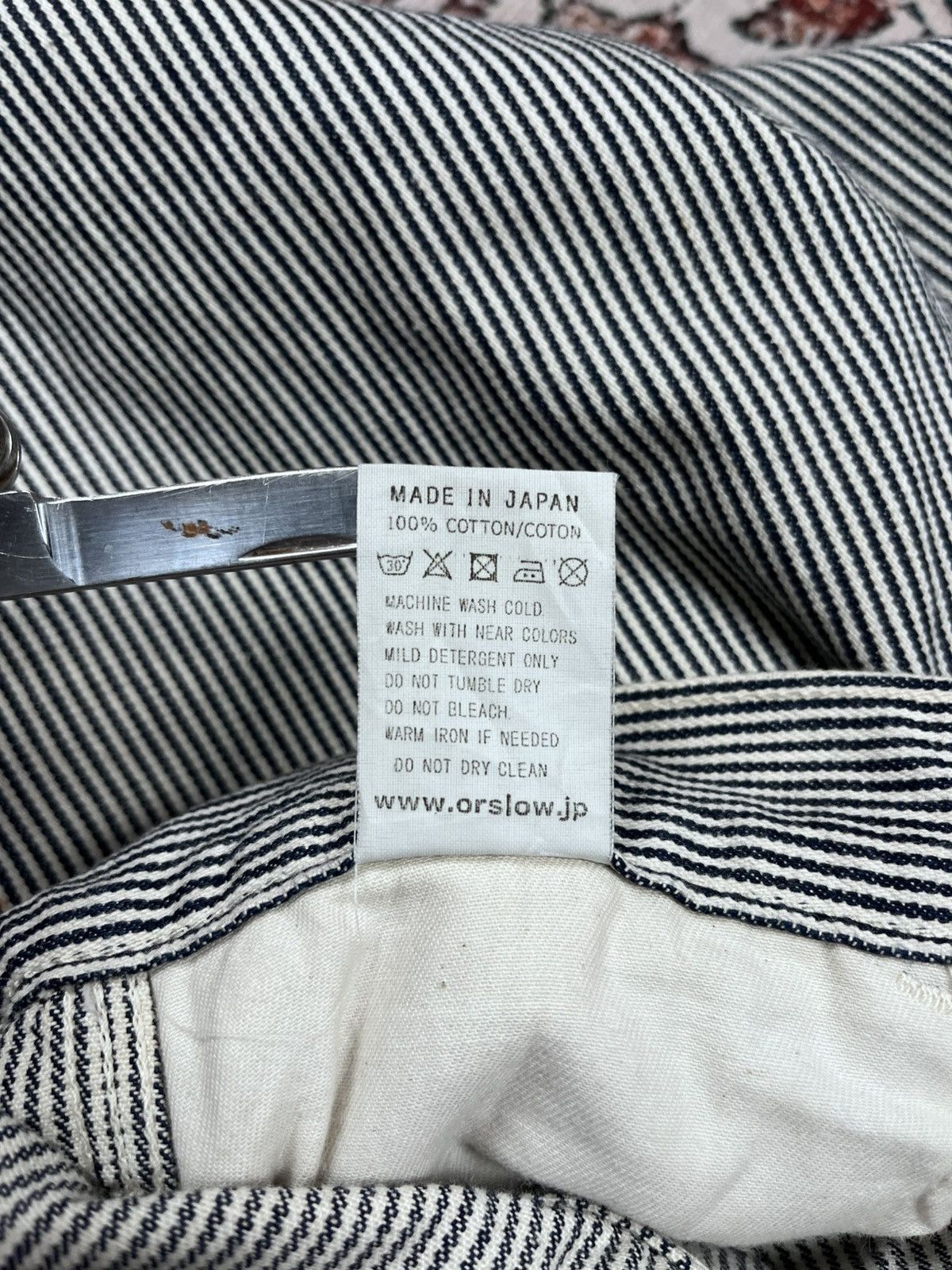 Orslow Vtg Orslow Carpenter Pants Striped Size US 32 / EU 48 - 11 Thumbnail