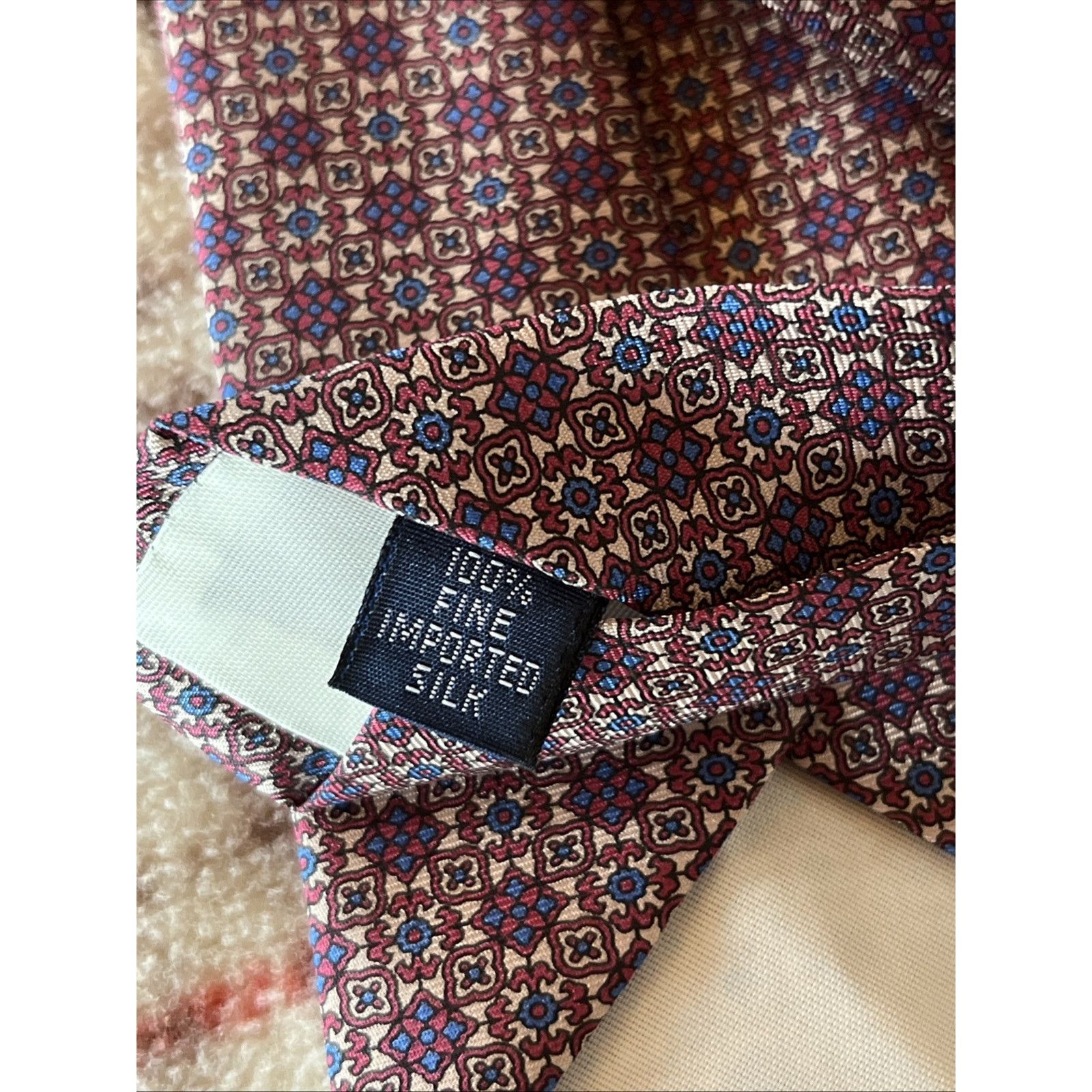 Windsor Smith Windsor Shirt Company Vintage Men’s Necktie 100% Silk Tie Size ONE SIZE - 4 Thumbnail