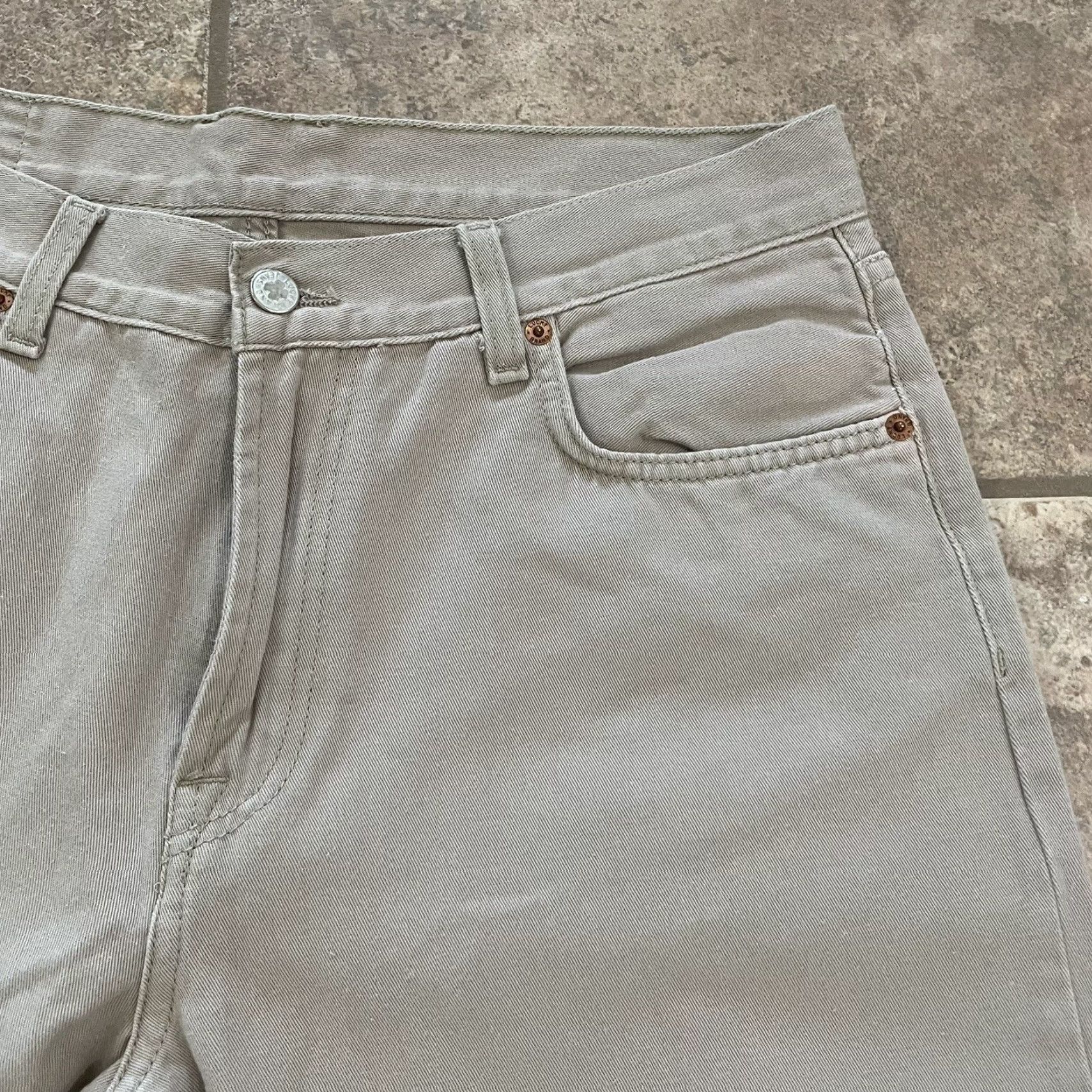 Lucky Brand VINTAGE Lucky Brand Pants Dungarees Classic Fit Cotton Beige Mens 34 x 28 Beige Chino Mens Size US 34 / EU 50 - 2 Thumbnail