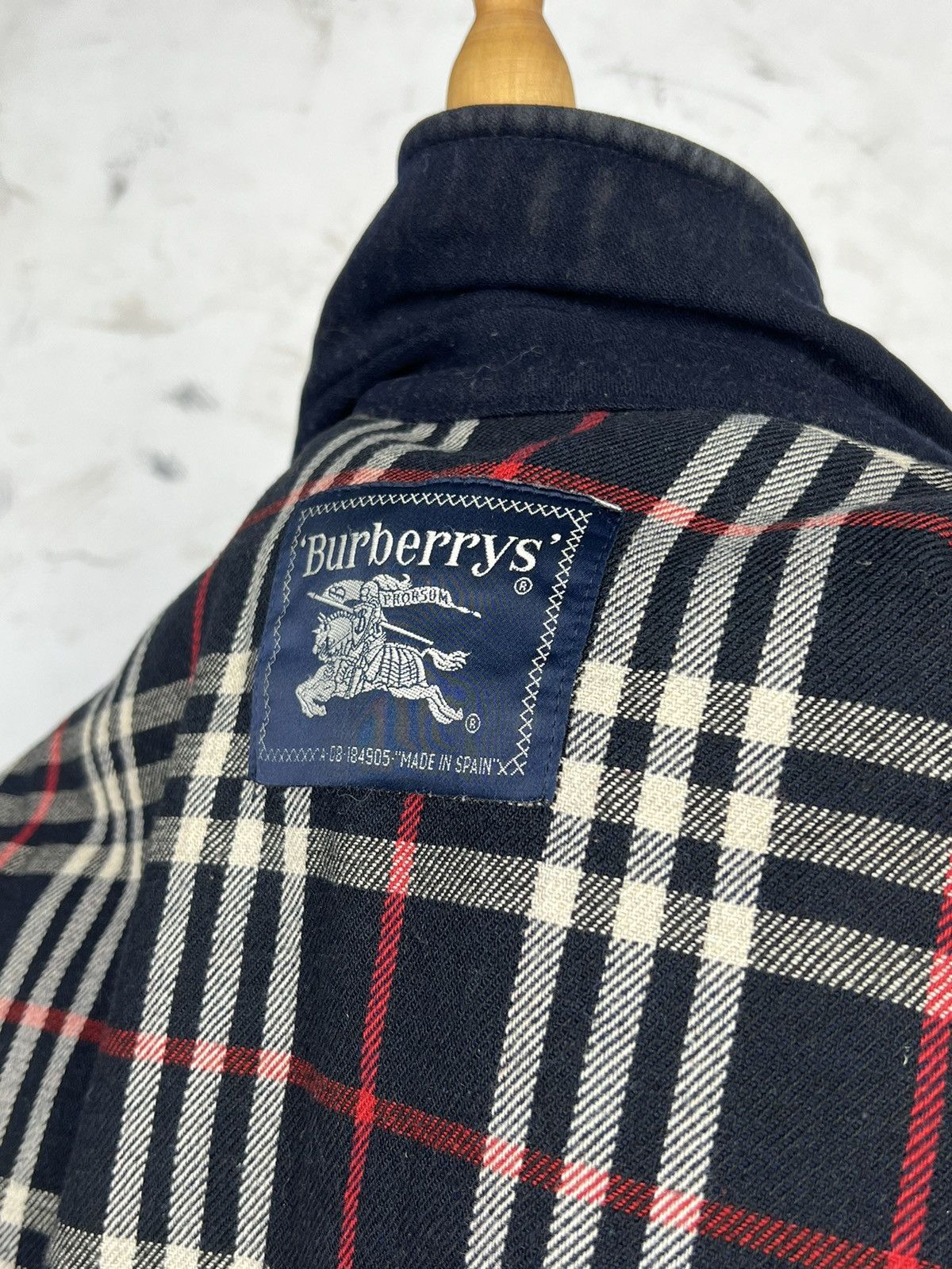Burberry Vintage Burberrys Wool Bomber Jacket Size L Size US L / EU 52-54 / 3 - 9 Thumbnail
