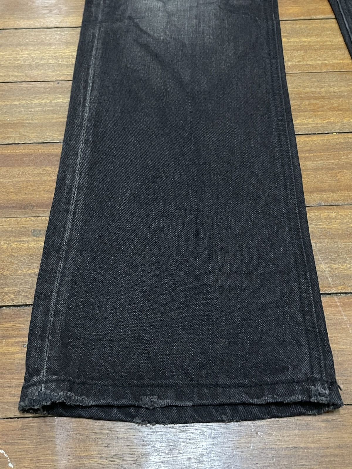 Japanese Brand Very Rare Vintage Japanese Brand Lolita Waxed Jeans 1990s Size US 30 / EU 46 - 5 Thumbnail