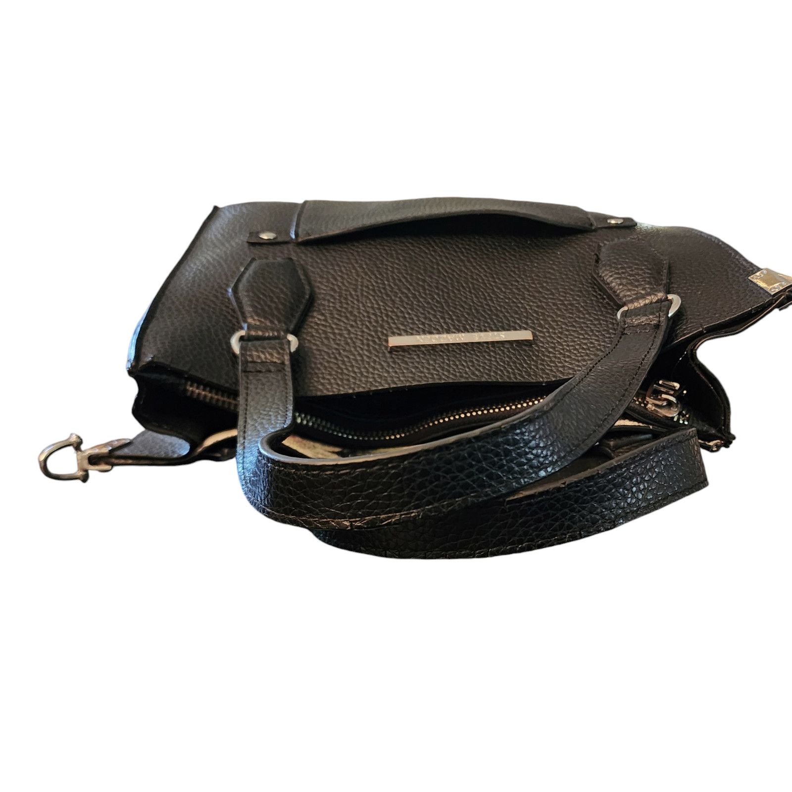 Steve Madden Steve Madden black faux leather satchel crossbody Size ONE SIZE - 7 Thumbnail