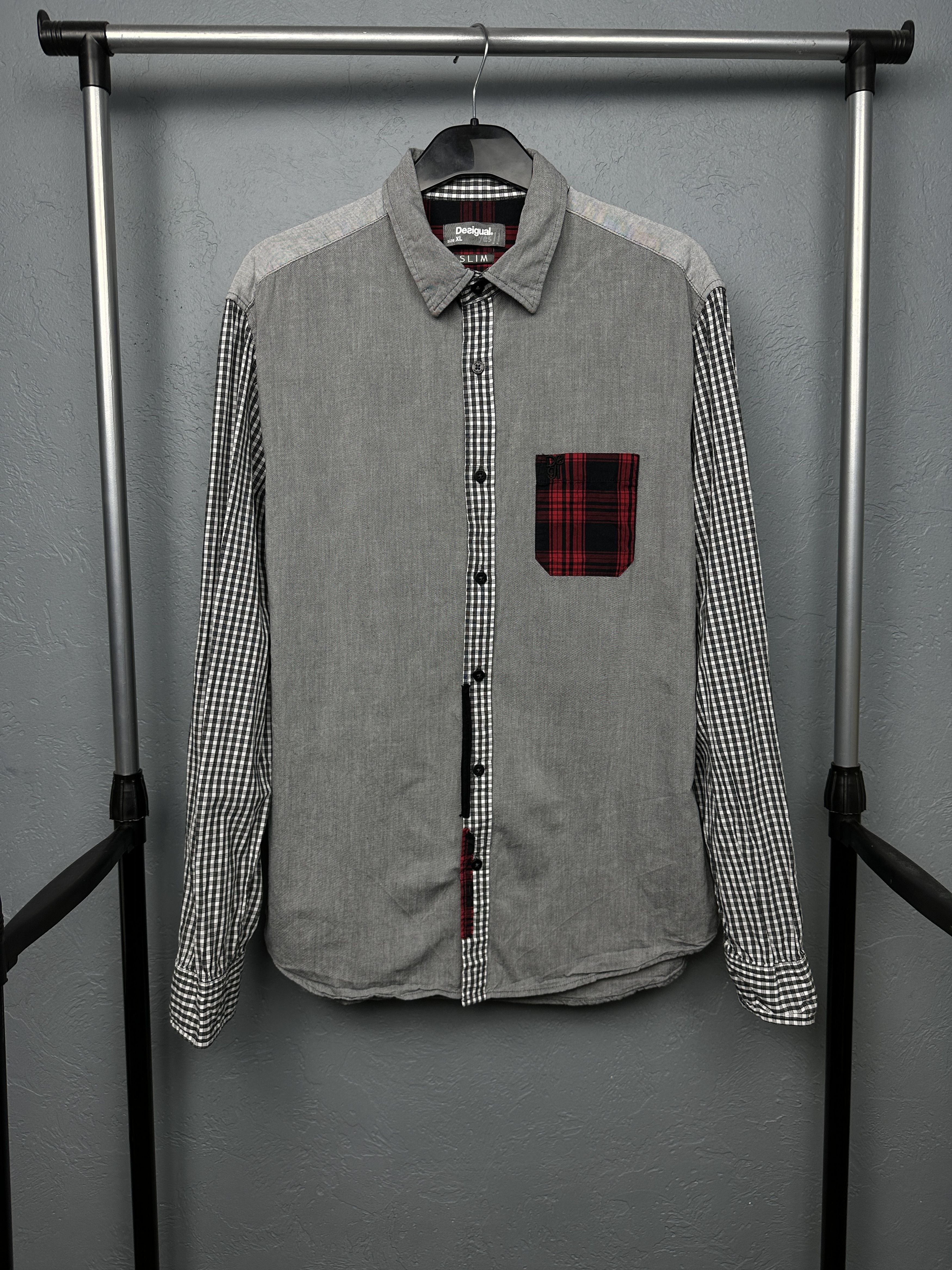Desigual Desigual Mens Long Sleeve Shirt Size US XL / EU 56 / 4 - 1 Thumbnail