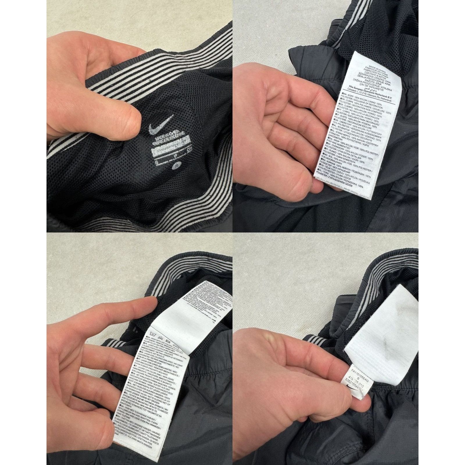 Nike × Vintage Nike Black Zipper Pockets Straight Leg Ski Pants S Size US 32 / EU 48 - 2 Thumbnail