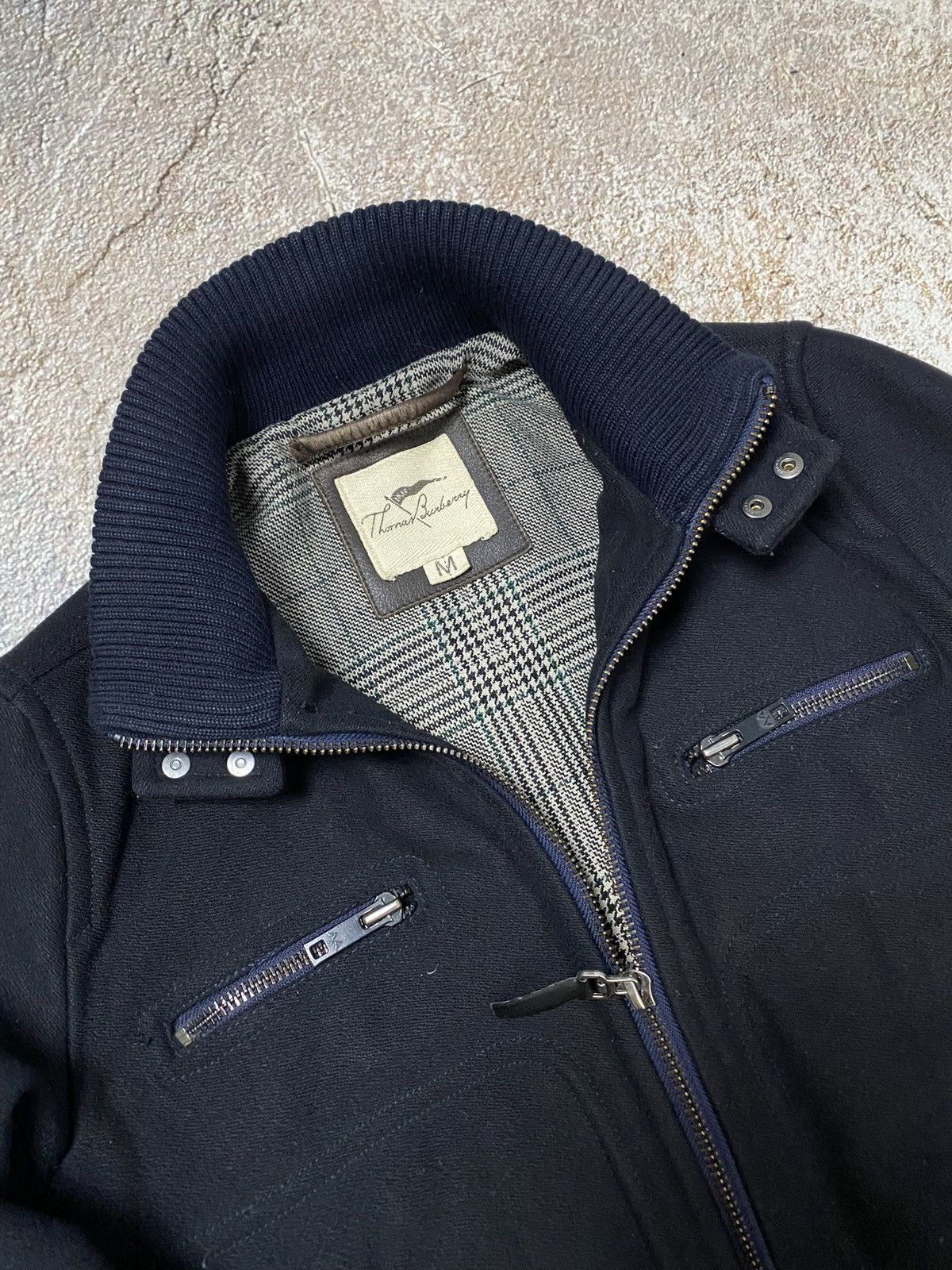 Burberry × Vintage Vintage Thomas Burberry jacket bomber Size US M / EU 48-50 / 2 - 2 Thumbnail