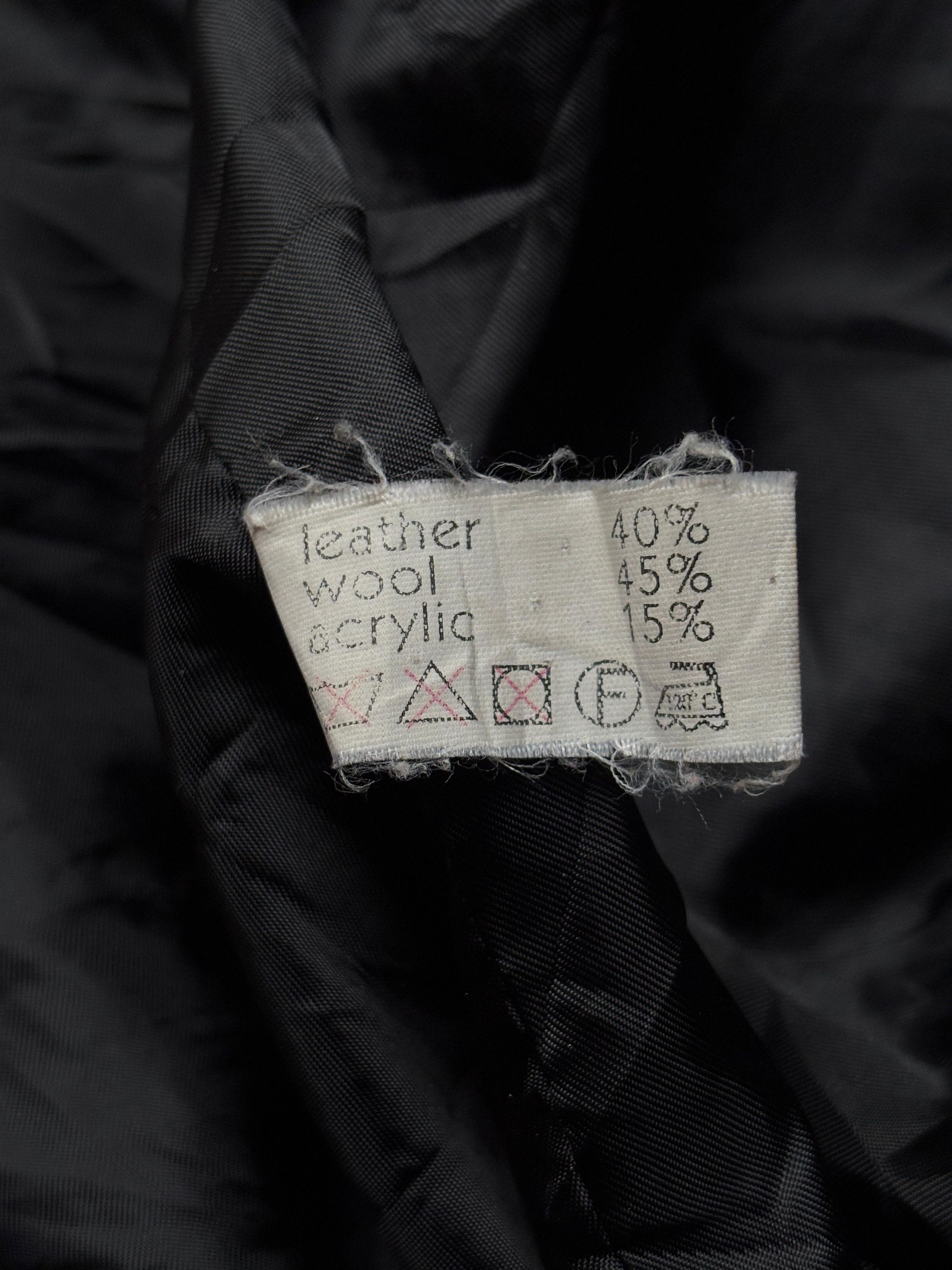 Vintage Vtg Varsity woll leather Oillio Fall Nono Spirits Elegance Size US M / EU 48-50 / 2 - 10 Thumbnail