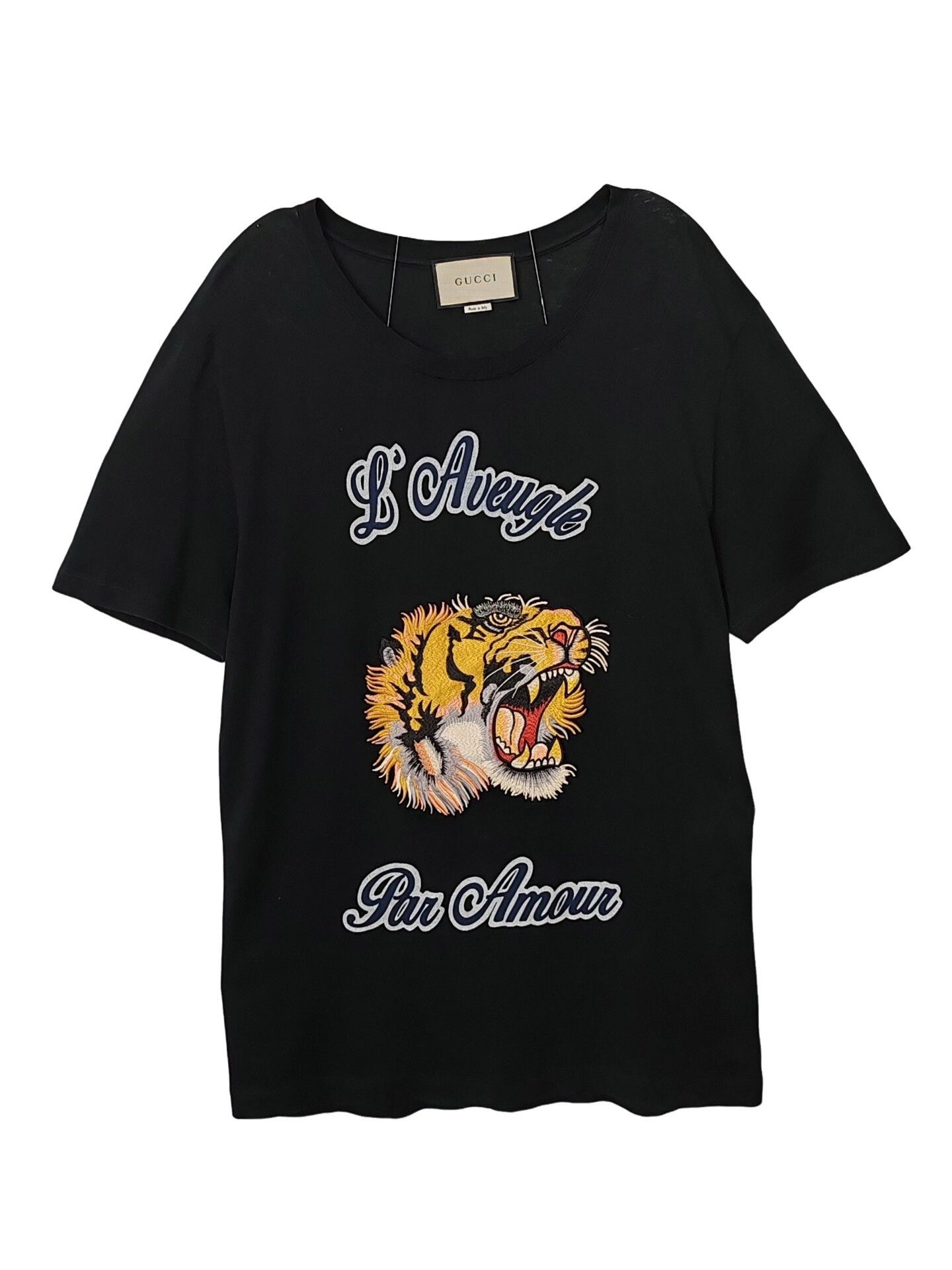 Gucci Gucci Tiger Embroidered T-Shirt Size M Size US M / EU 48-50 / 2 - 1 Thumbnail