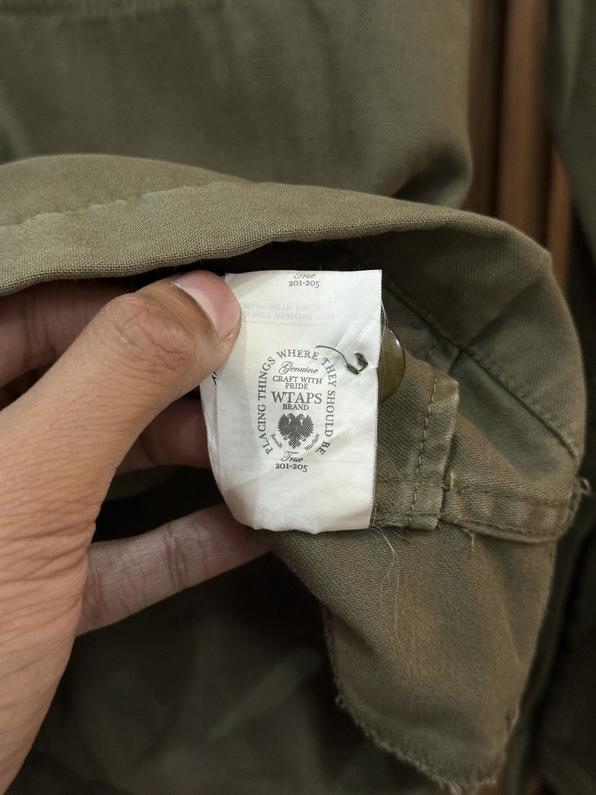 Wtaps WTAPS Buds LS Shirts Cotton Satin 2011 "Olive Drab" size 2 Size US M / EU 48-50 / 2 - 9 Thumbnail