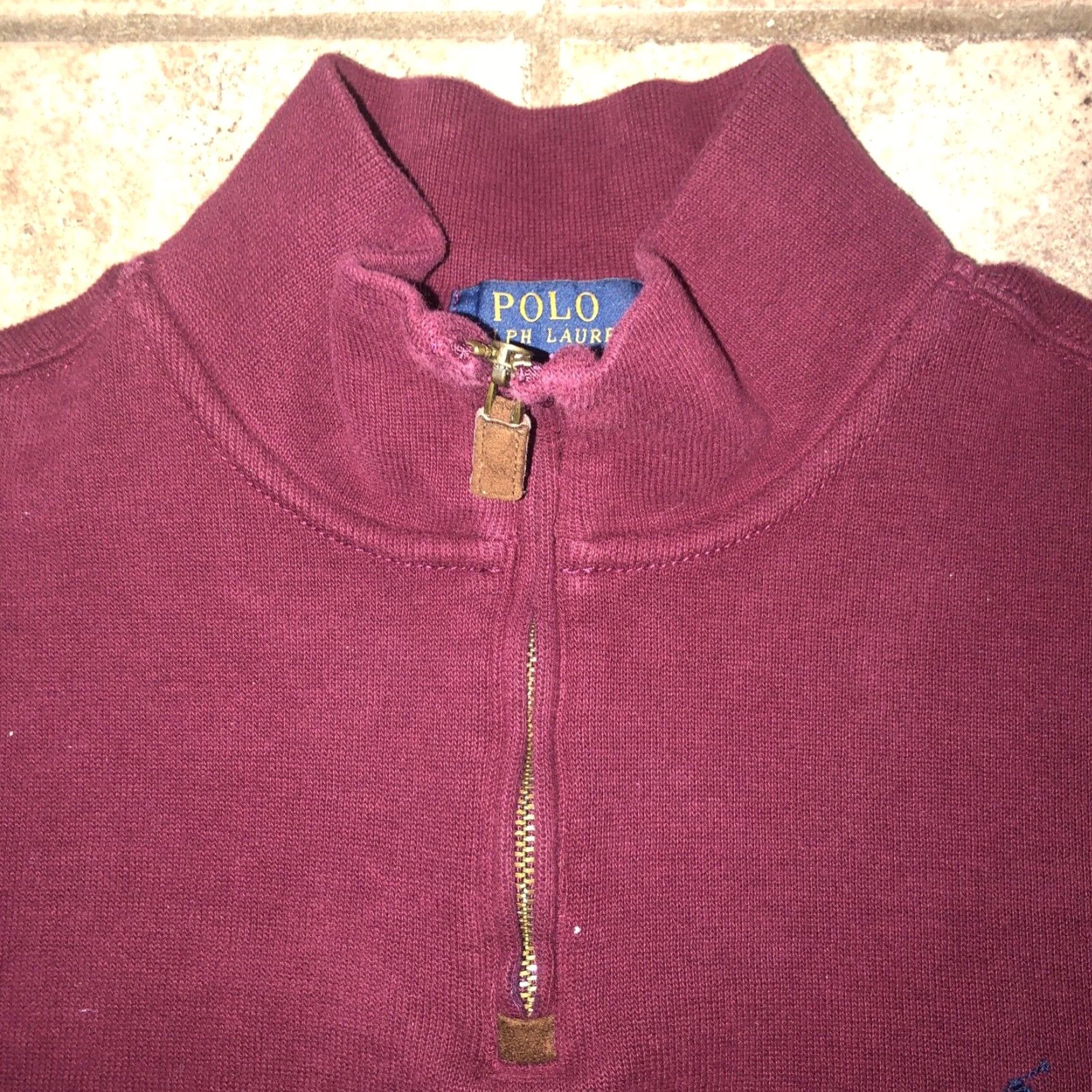 Polo Ralph Lauren Polo Ralph Lauren Sweater Mens Large Red Pullover High Neck Casual Size US L / EU 52-54 / 3 - 2 Thumbnail