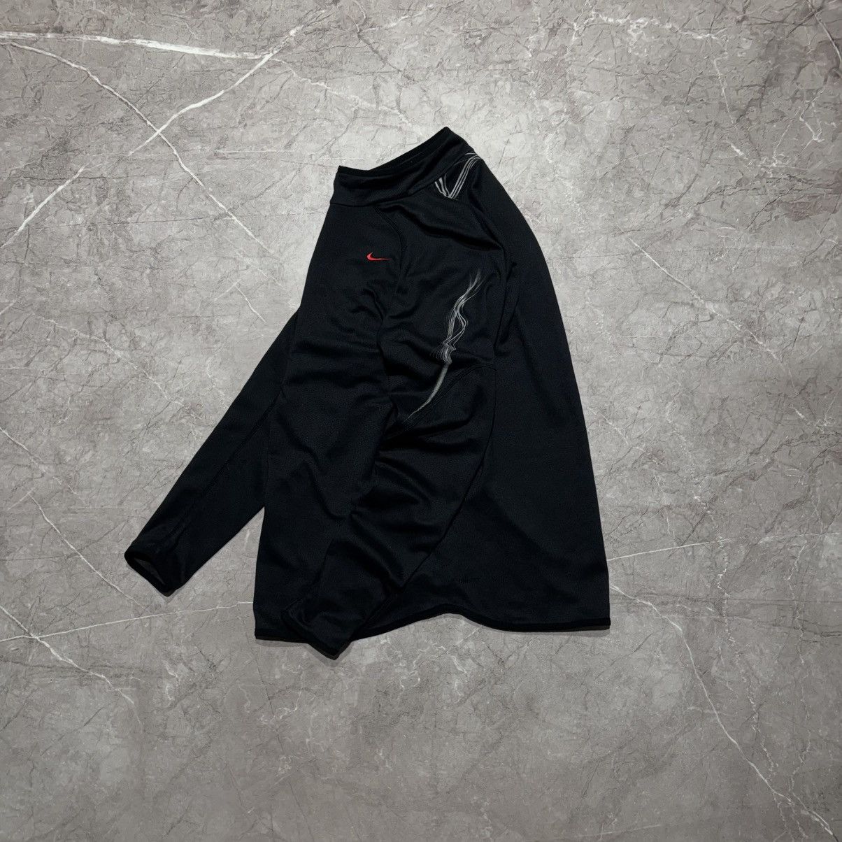 Nike Nike 1/4 zip sweatshirt flame logo DRI - FIT Size US L / EU 52-54 / 3 - 1 Thumbnail