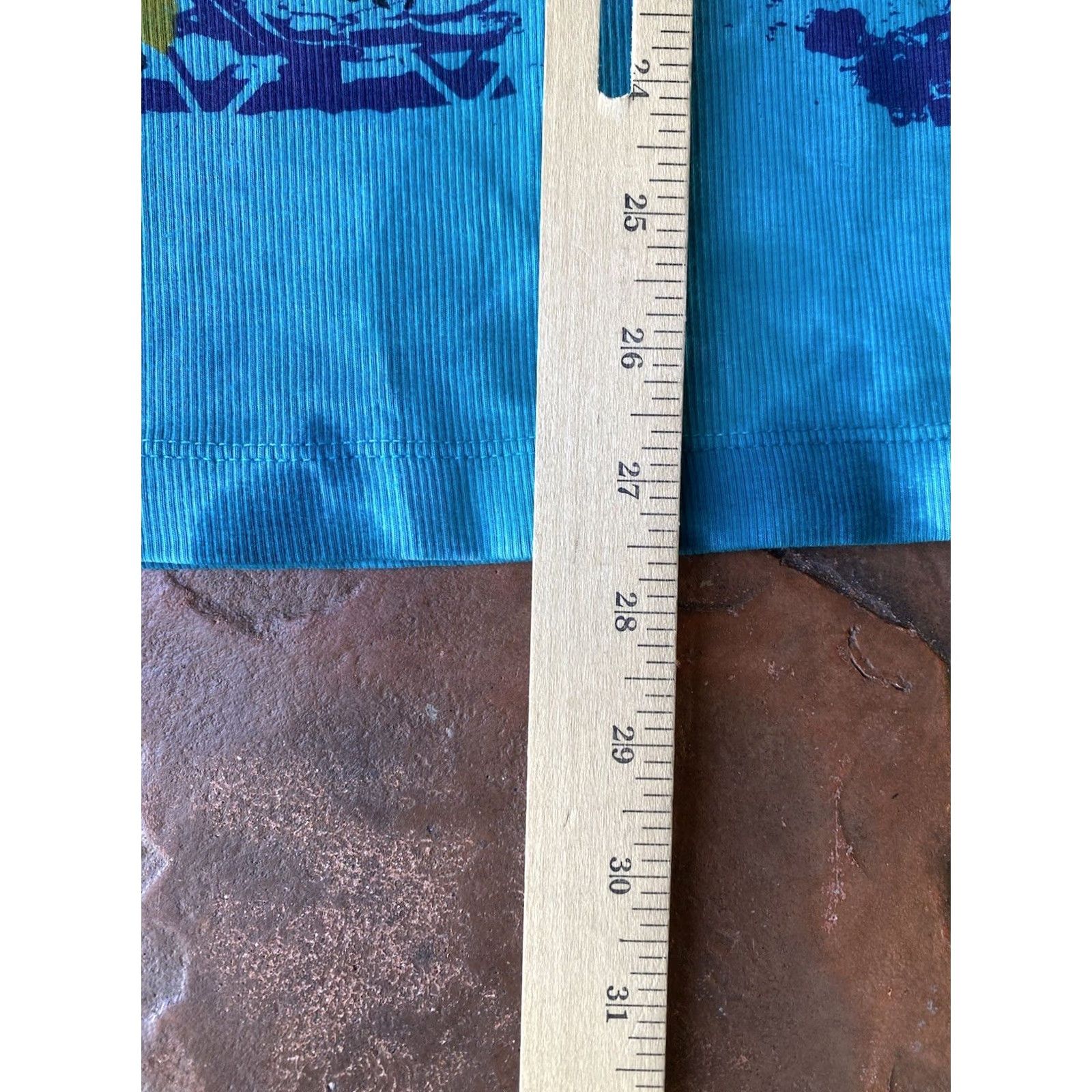 Vintage VINTAGE Sledge USA Rhinestone Top T-Shirt XL Blue Tie Dye Grunge Y2K Women Size XL / US 12-14 / IT 48-50 - 6 Thumbnail