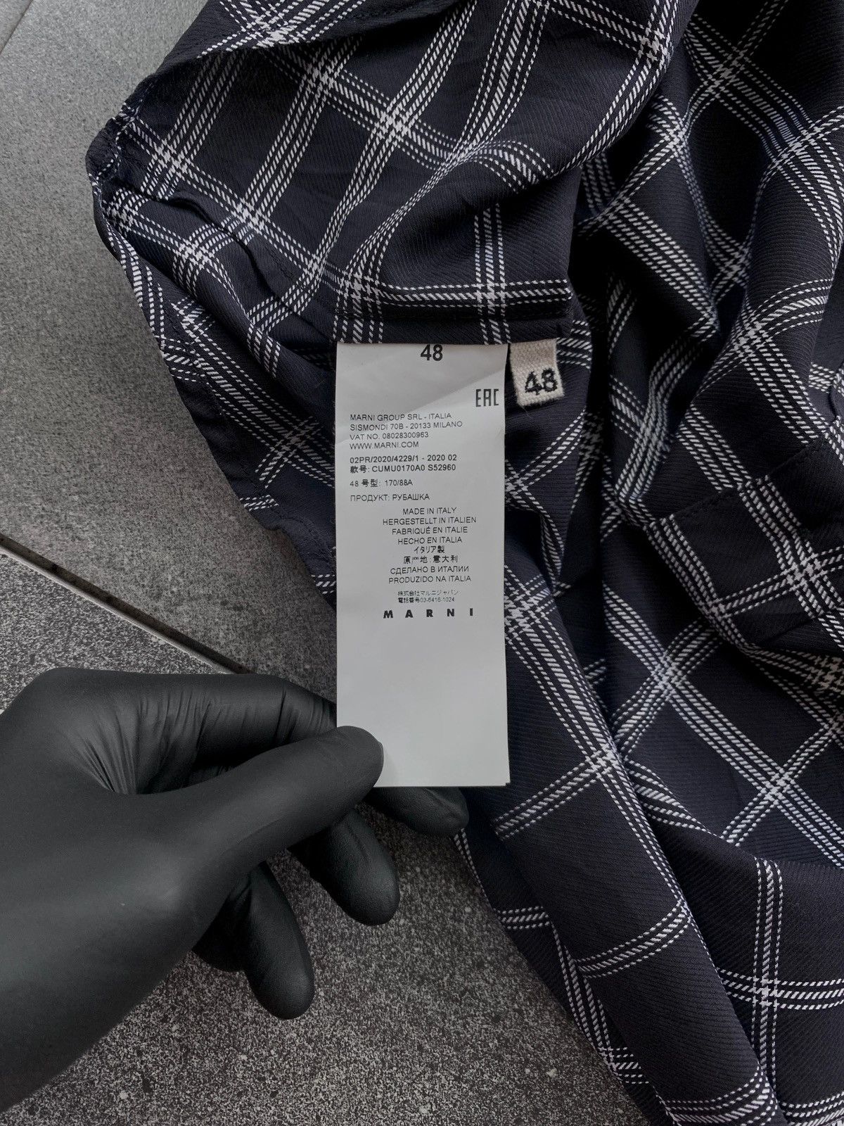 Marni FREE TAX! Cropped Plaid Shirt Size US M / EU 48-50 / 2 - 7 Thumbnail