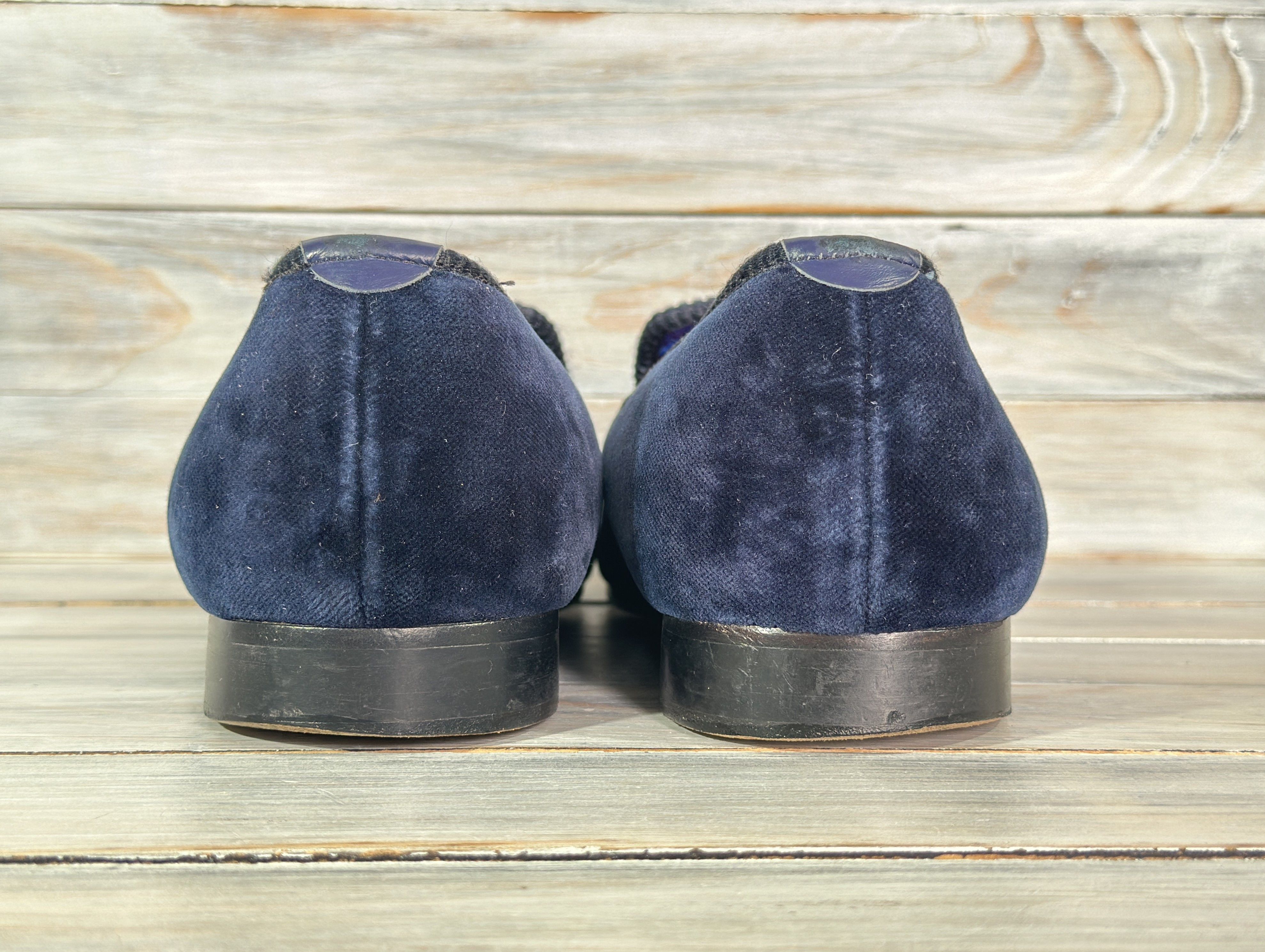 Shipton & Heneage SHIPTON HENEAGE Men's Toy Union Jack Motif Velvet Slipper Size US 11.5 / EU 44-45 - 6 Thumbnail
