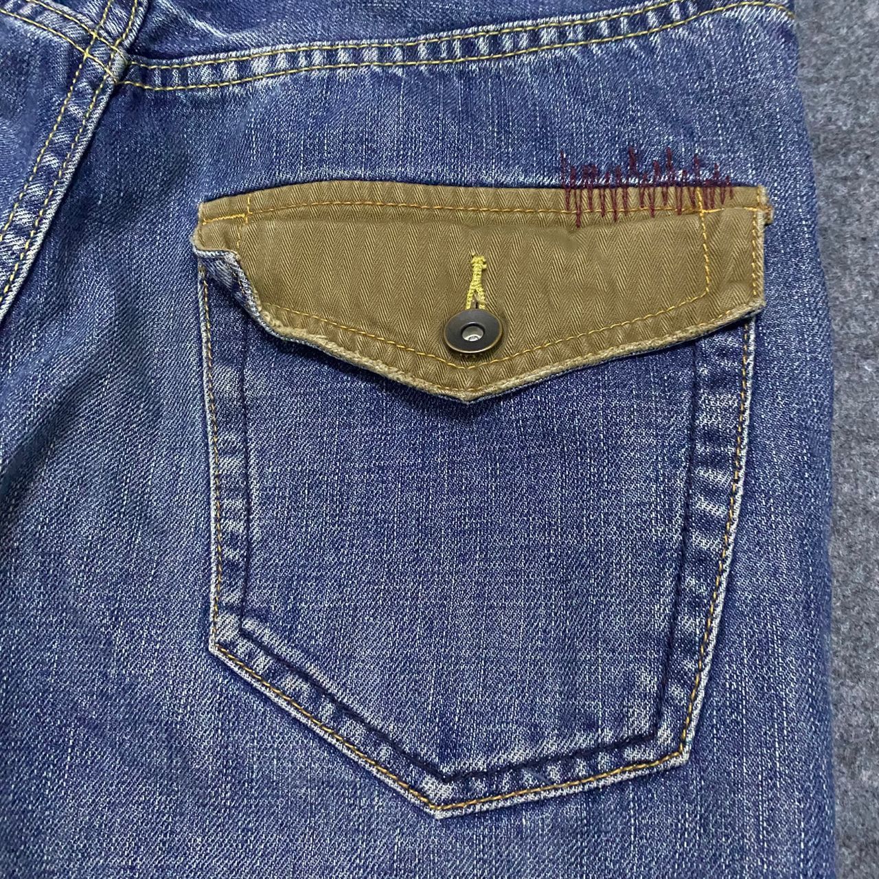 If Six Was Nine 💥Best Offer💥Spice Island Patchwork Distressed Denim Size US 32 / EU 48 - 16 Thumbnail