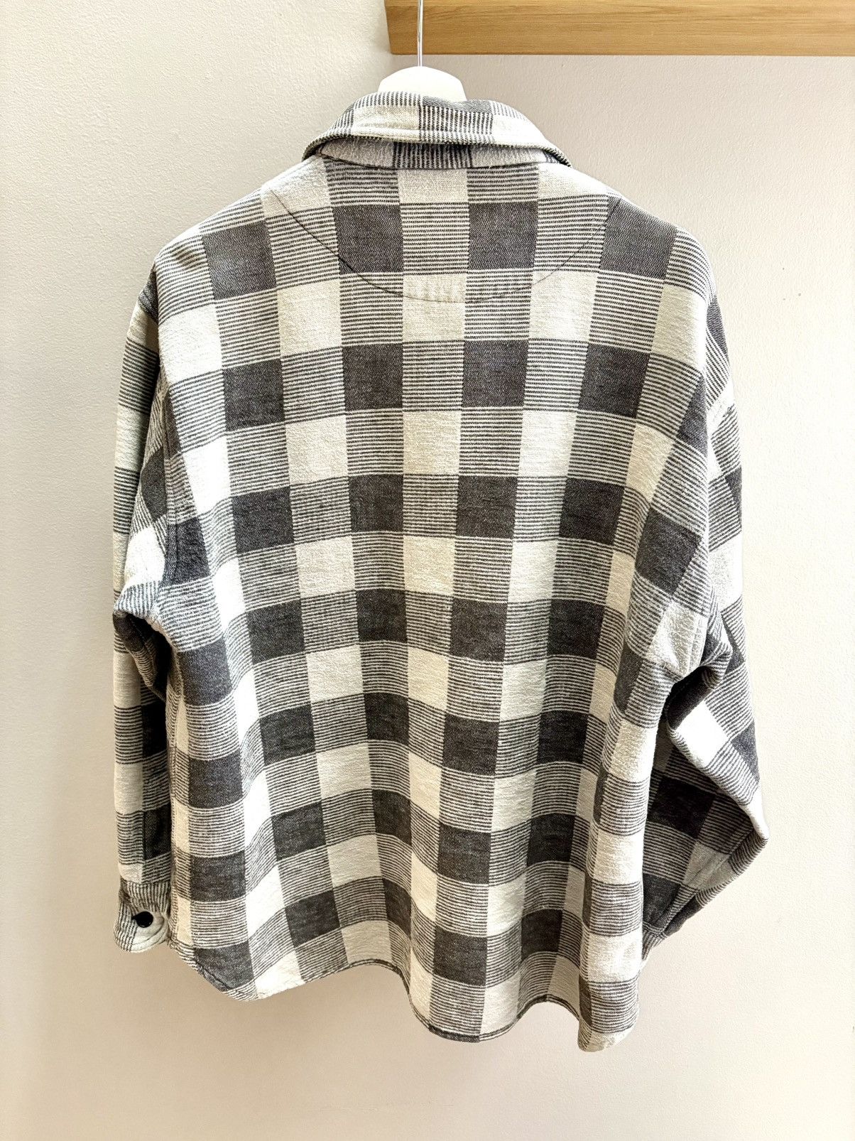 Vintage Work Gear VTG 90s checkered plaid flannel button-down shirt Size US L / EU 52-54 / 3 - 2 Thumbnail