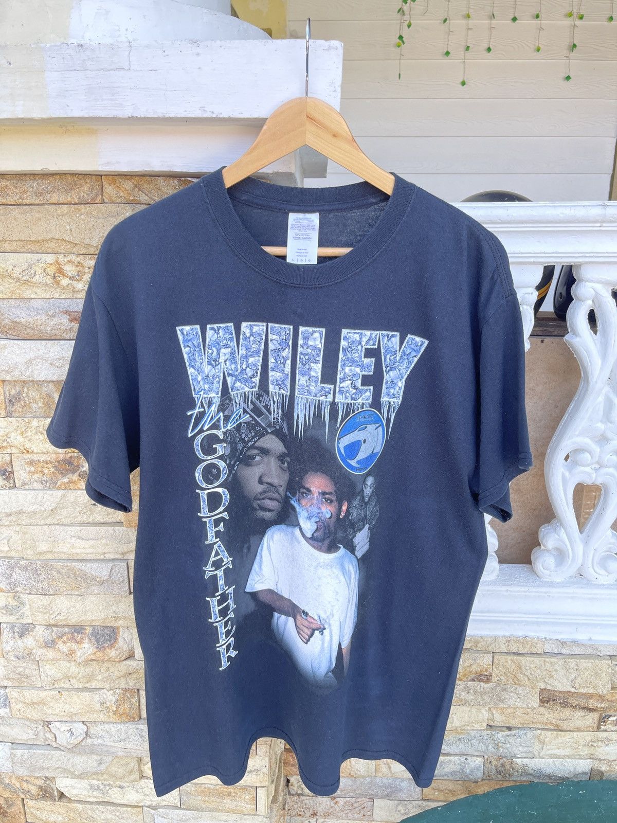 Rap Tees Last Drop🔥Rare🔥Vintage Wiley The Good Father T Shirt Size US L / EU 52-54 / 3 - 1 Thumbnail