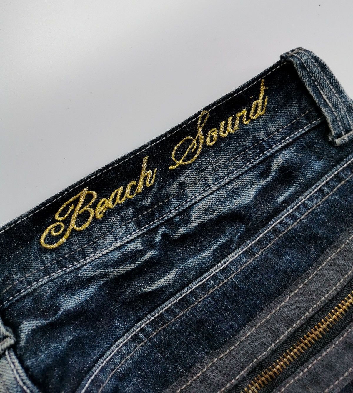 Tornado Mart Beach Sound Flared Bootcut Zipper Jeans Size US 34 / EU 50 - 10 Thumbnail
