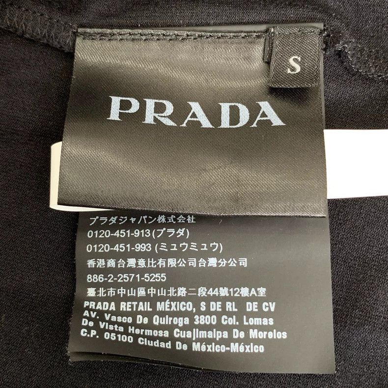 Prada Prada Logo letter dark blue round-neck cotton short-sleeved Size US S / EU 44-46 / 1 - 7 Thumbnail