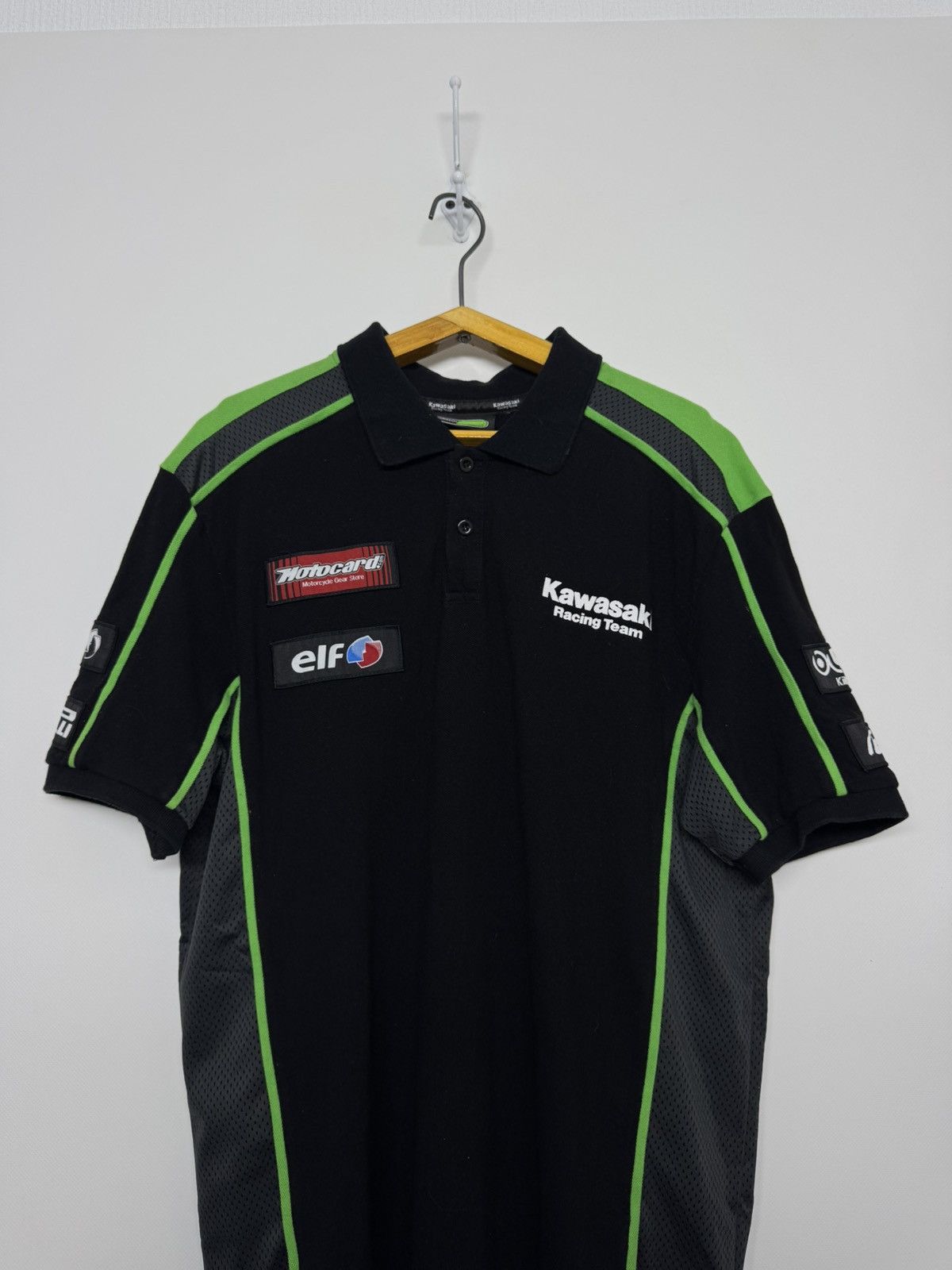 Vintage Vintage Y2k Kawasaki T shirt Motosport Racing Team Shirt Size US M / EU 48-50 / 2 - 3 Thumbnail