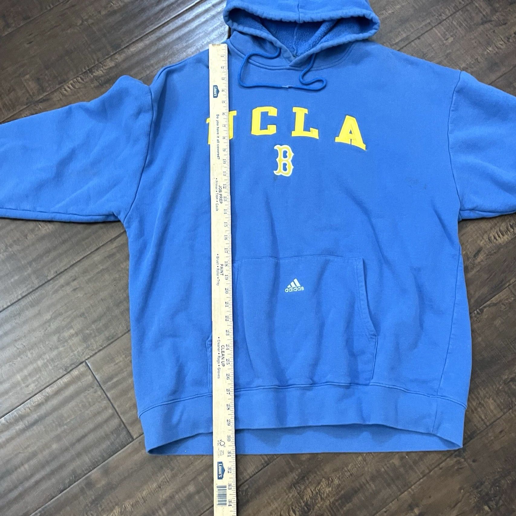Adidas VINTAGE Adidas UCLA Bruins Hoodie Men XL Blue Embroidered Center Logo 90s College NCAA Pullover Hoodie Size US XL / EU 56 / 4 - 4 Thumbnail