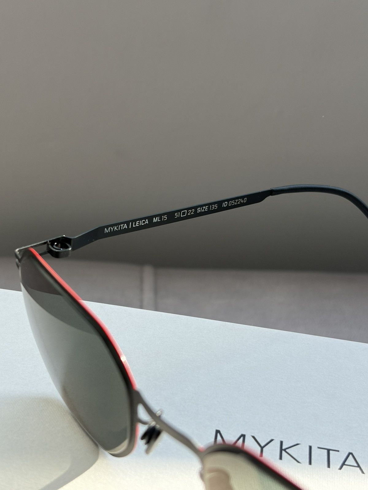 Mykita MYKITA x Leica ML15 Red Edge Polarized Zeiss Lens Sunglasses Size ONE SIZE - 3 Thumbnail