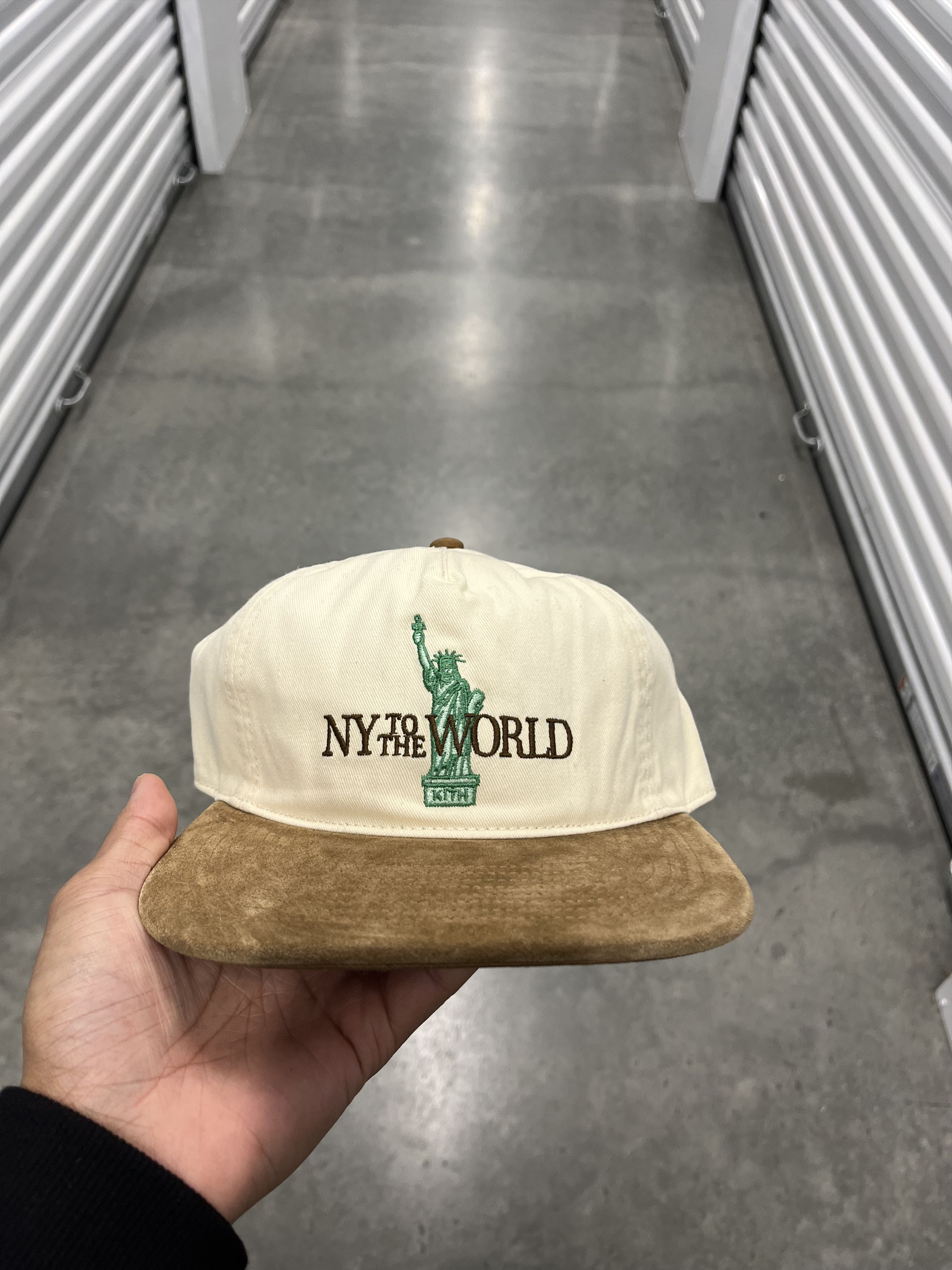 Kith Kith NY To The World Hat Cap Liberty Suede Snapback Size ONE SIZE - 1 Thumbnail