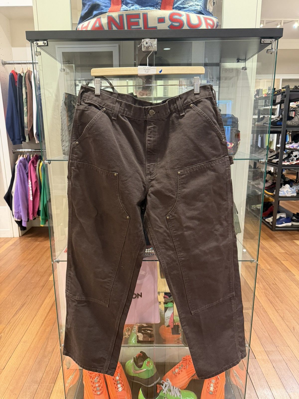 Carhartt Carhartt B136-DKB Carpenter Pants - Brown Size US 38 / EU 54 - 1 Thumbnail