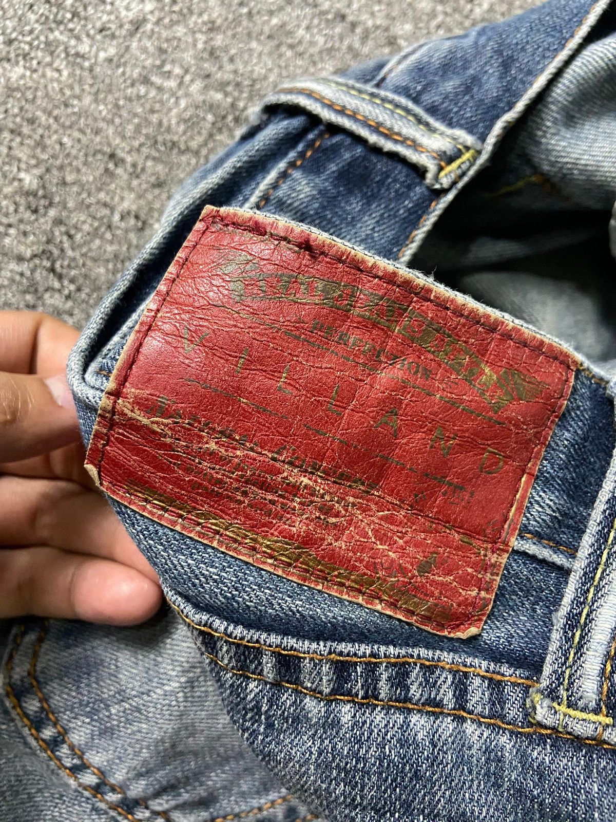 Japanese Brand × Seditionaries × Vintage VILLAND Brand Distressed Denim Ripped Jeans (131) Size US 36 / EU 52 - 2 Thumbnail