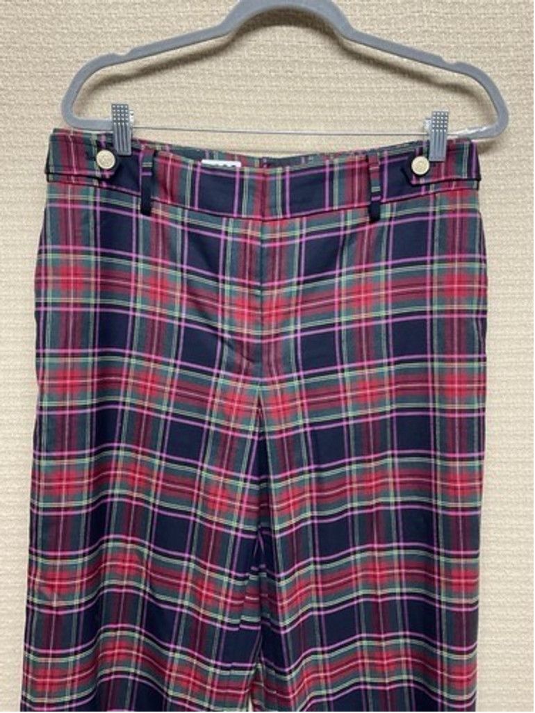 Talbots Talbots Tartan Plaid Holiday Pants Ankle Straight Women 12 P Size 34" / US 12 / IT 48 - 4 Thumbnail