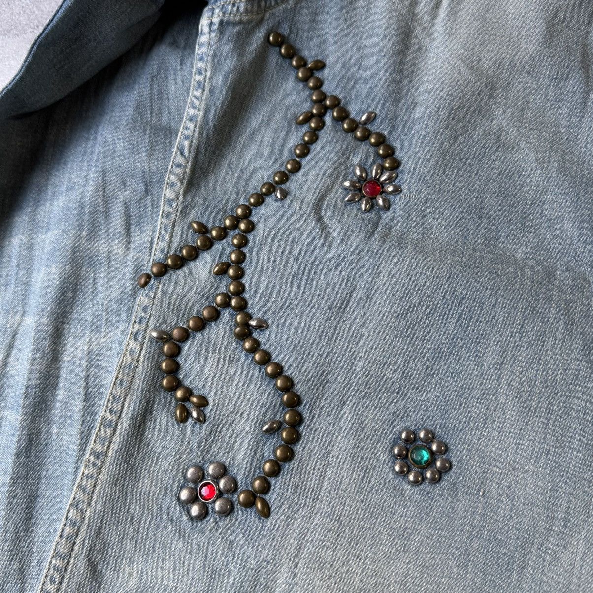 Kapital × Kapital Kountry Kapital Kountry Studed Denim Shirts Size US M / EU 48-50 / 2 - 6 Thumbnail
