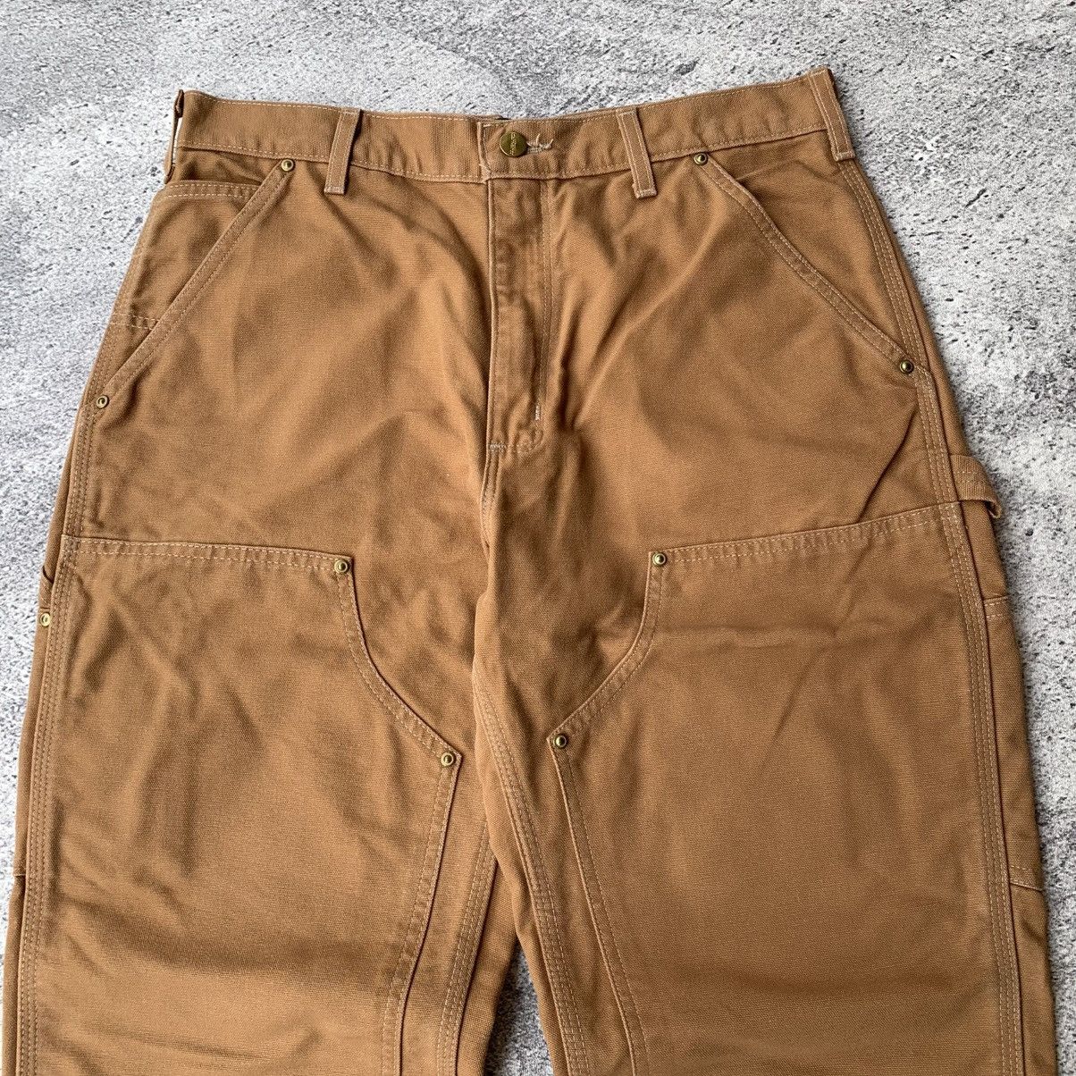 Carhartt Carhartt Double Knee Pants Brown Size US 33 - 4 Thumbnail