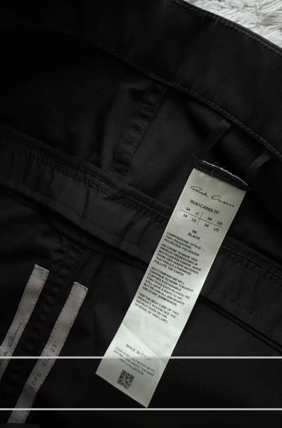 Rick Owens Rick Owens 23SS mainline banana zipper banana pants Size US 34 / EU 50 - 7 Thumbnail