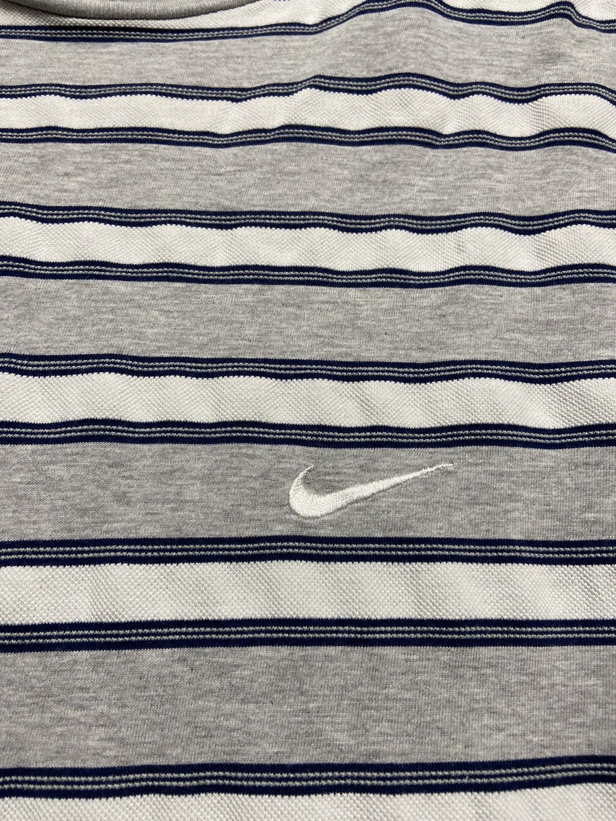 Nike × Vintage NIKE VINTAGE 00s COTTON STRIPPED RAP ADULT T-SHIRT Size US XL / EU 56 / 4 - 4 Thumbnail