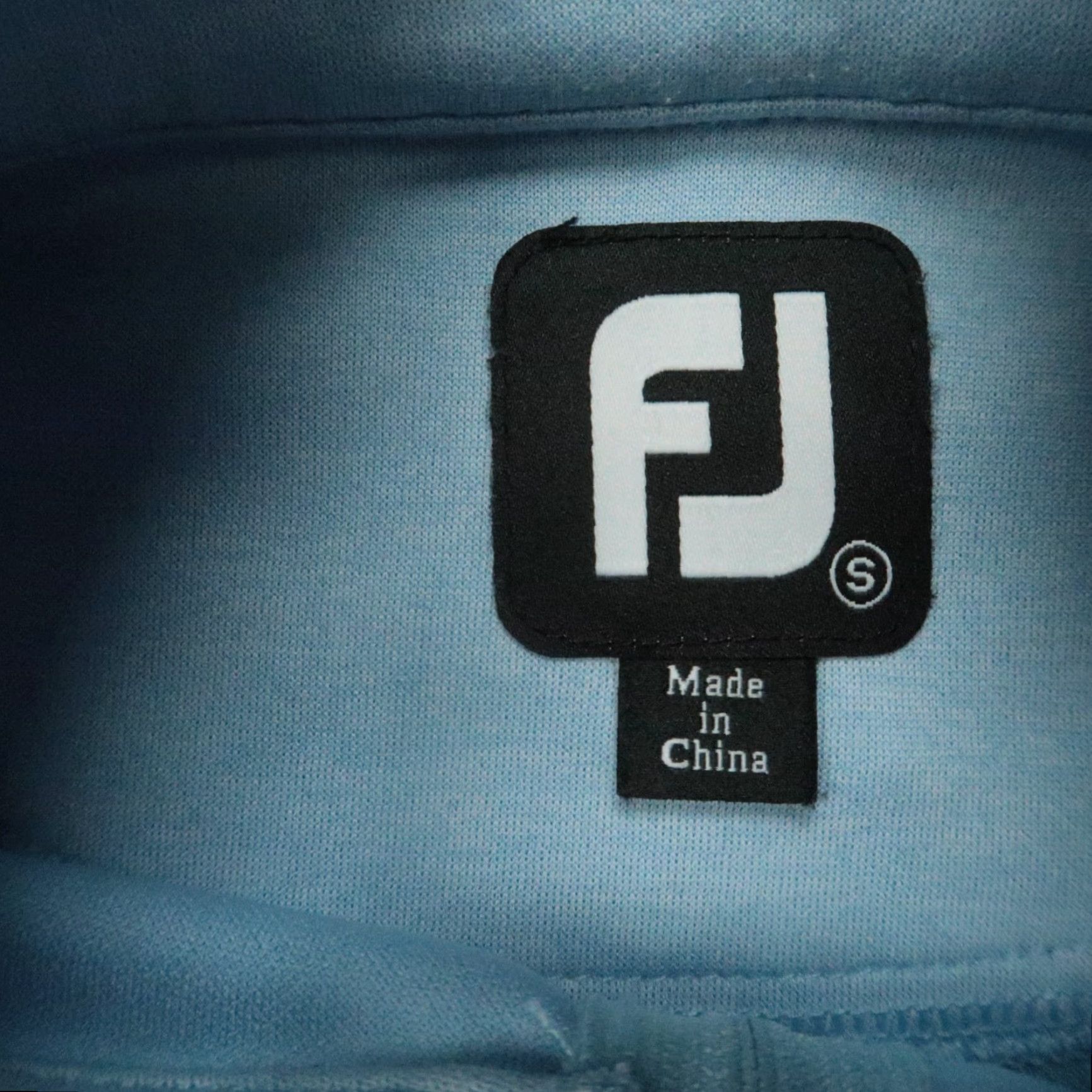 Footjoy FootJoy Pullover Mens Small Blue Heather Yoke Half Zip Performance Midlayer Size US S / EU 44-46 / 1 - 3 Thumbnail