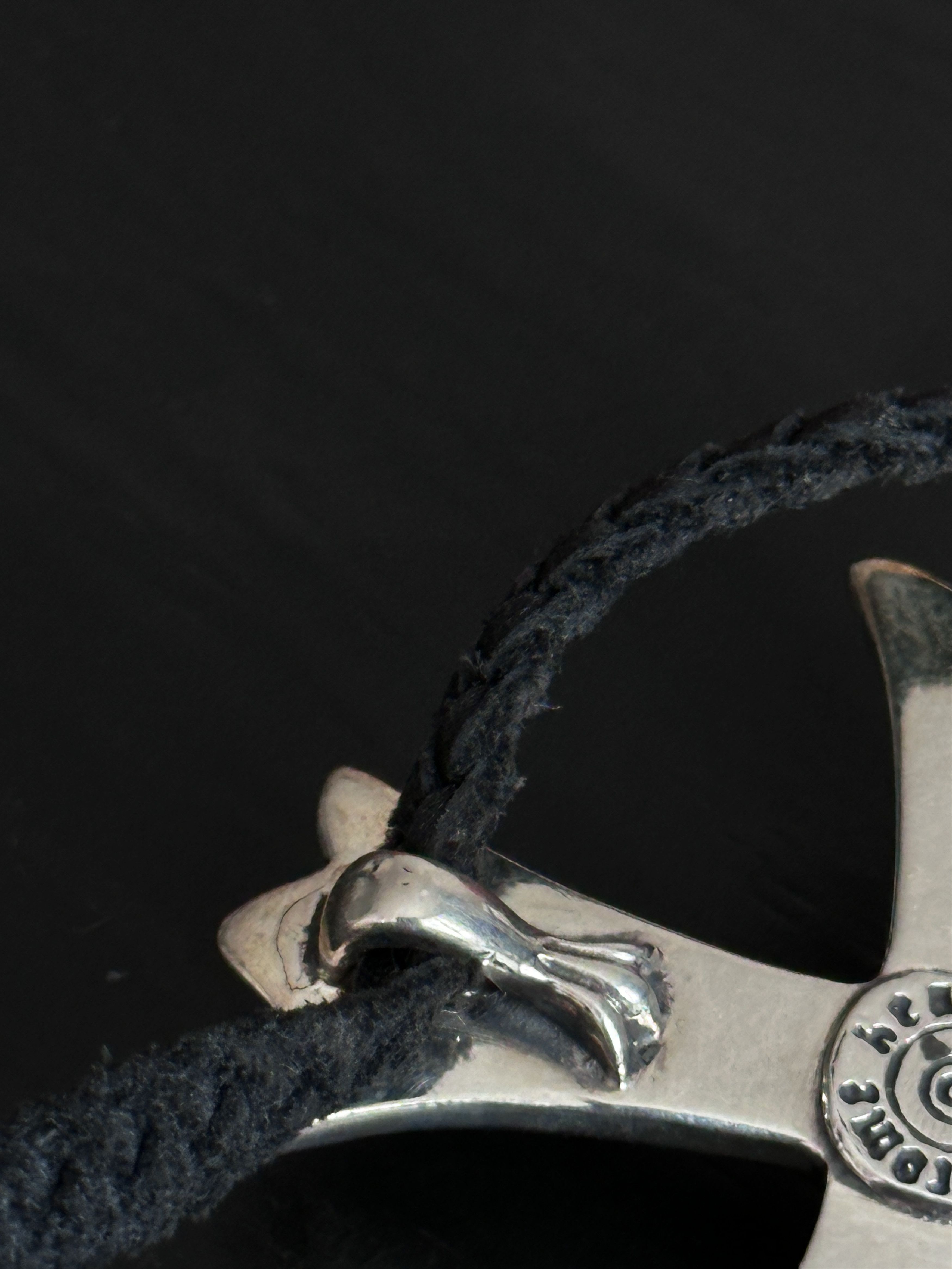 Chrome Hearts Chrome Hearts CH Cross LRG Large Pendant Top Leather Size ONE SIZE - 4 Thumbnail